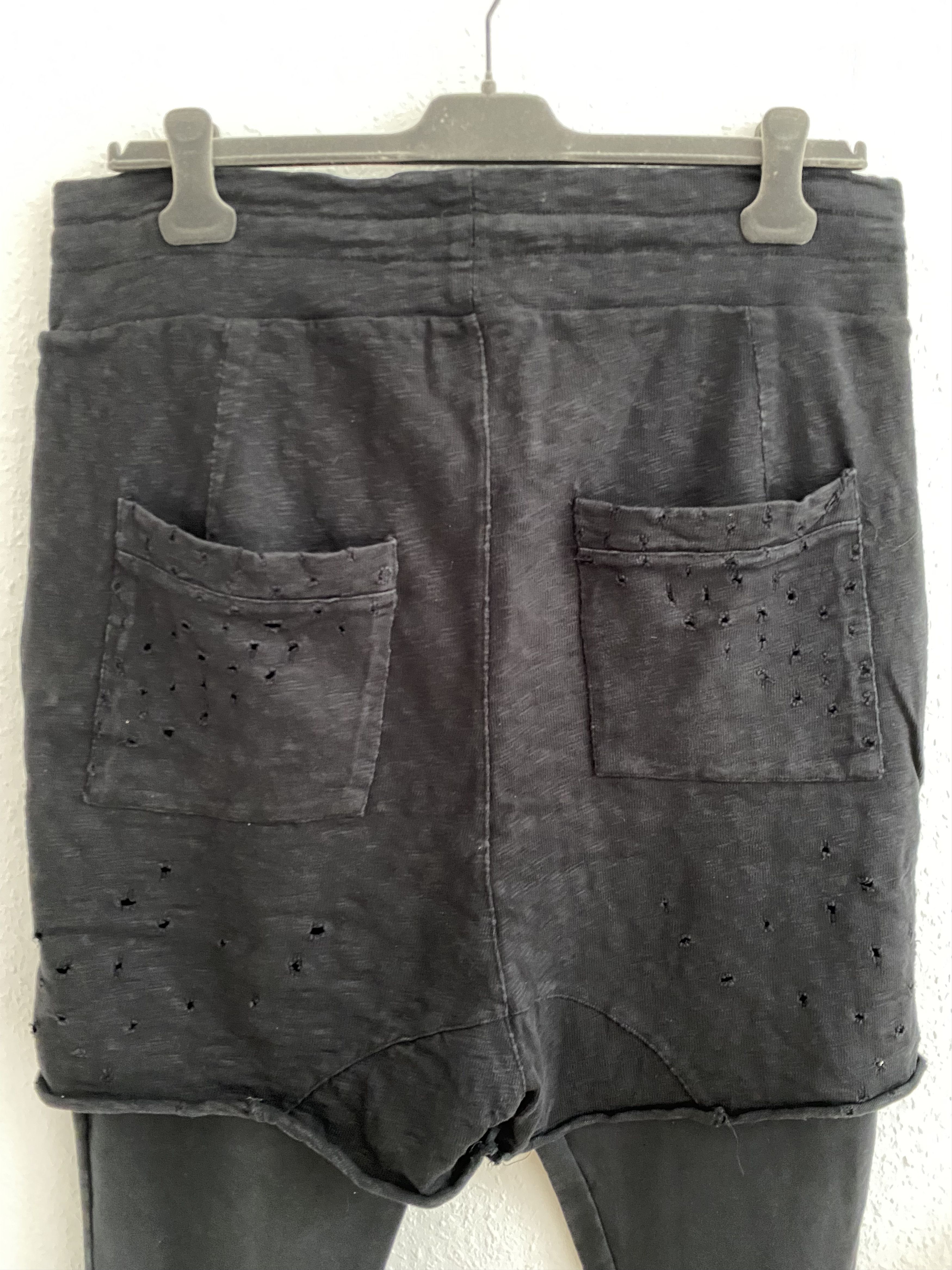 Thom Krom Black Double Sweatpants Size US 34 / EU 50 - 4 Thumbnail