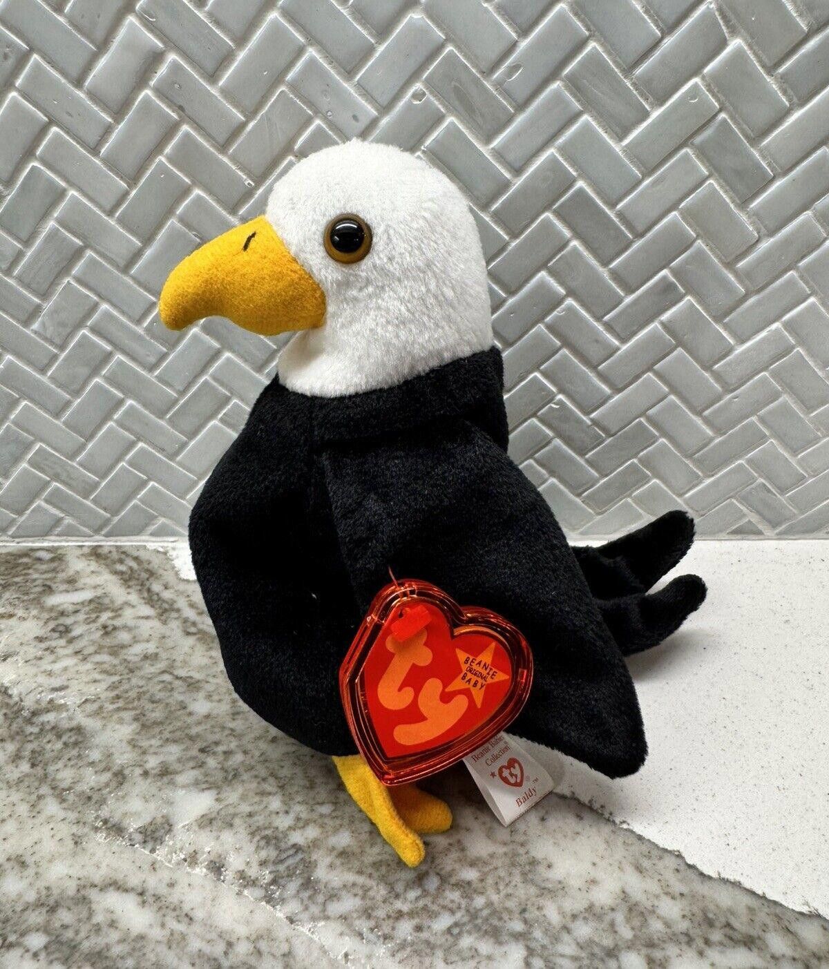 Designer TY Beanie Original Baby Baldy the Eagle Birthdate February Size ONE SIZE - 1 Thumbnail