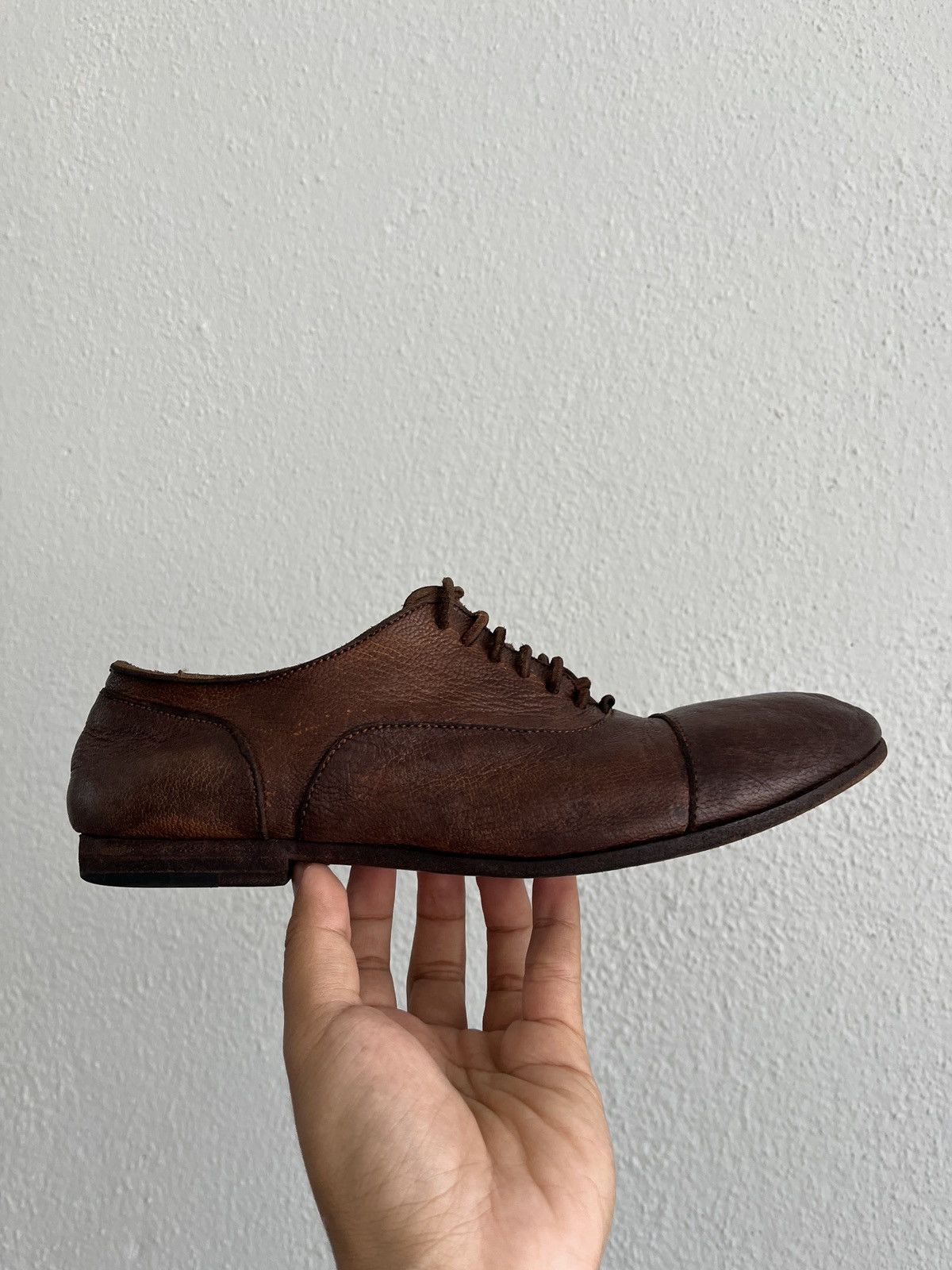 CHRISTIAN PEAU CHRISTIAN PEAU Leather Derby Guidi, christian carol poell Size US 9 / IT 39 - 1 Thumbnail