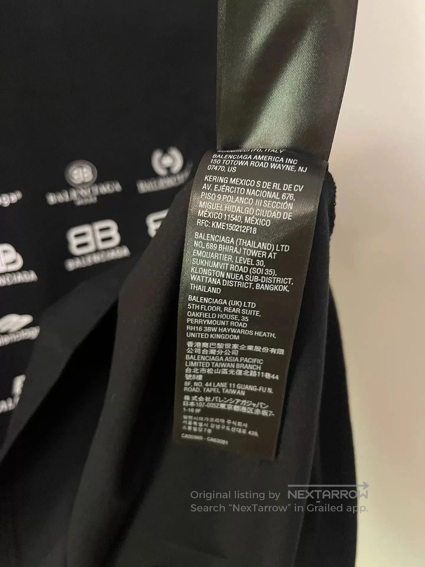 Balenciaga Balenciaga Oversized T-Shirt with Logo Design. Size US L / EU 52-54 / 3 - 5 Thumbnail