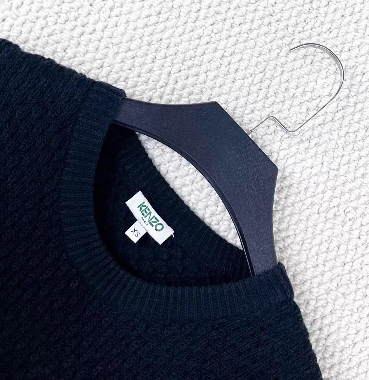 Kenzo Kenzo SS23 Black Tiger Logo Knit Sweater Unisex OS/XS Size US XS / EU 42 / 0 - 3 Thumbnail