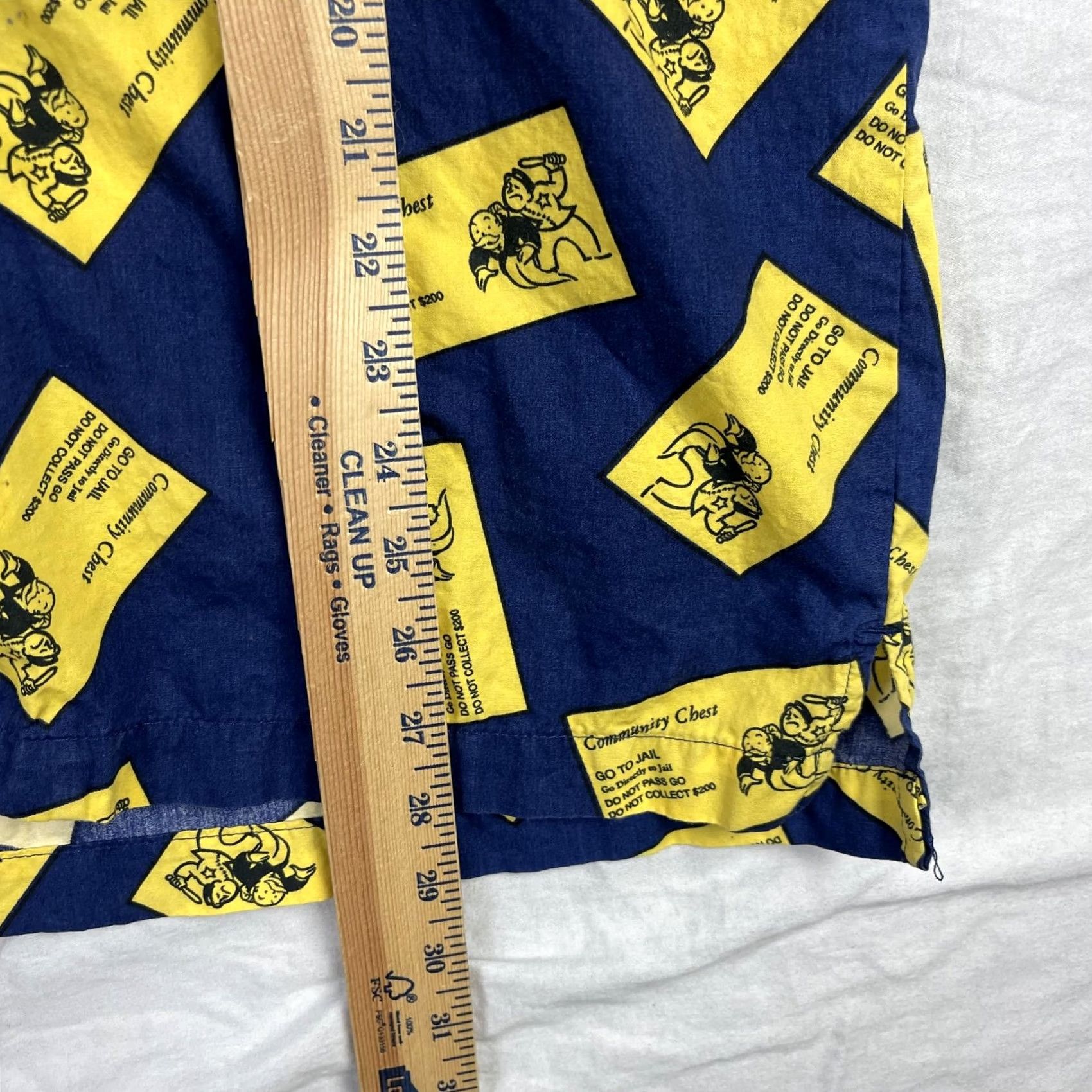 Vintage VINTAGE MONOPOLY Shirt Mens S Blue Hawaiian Community Chest Go To Jail 2001 Size US S / EU 44-46 / 1 - 5 Thumbnail