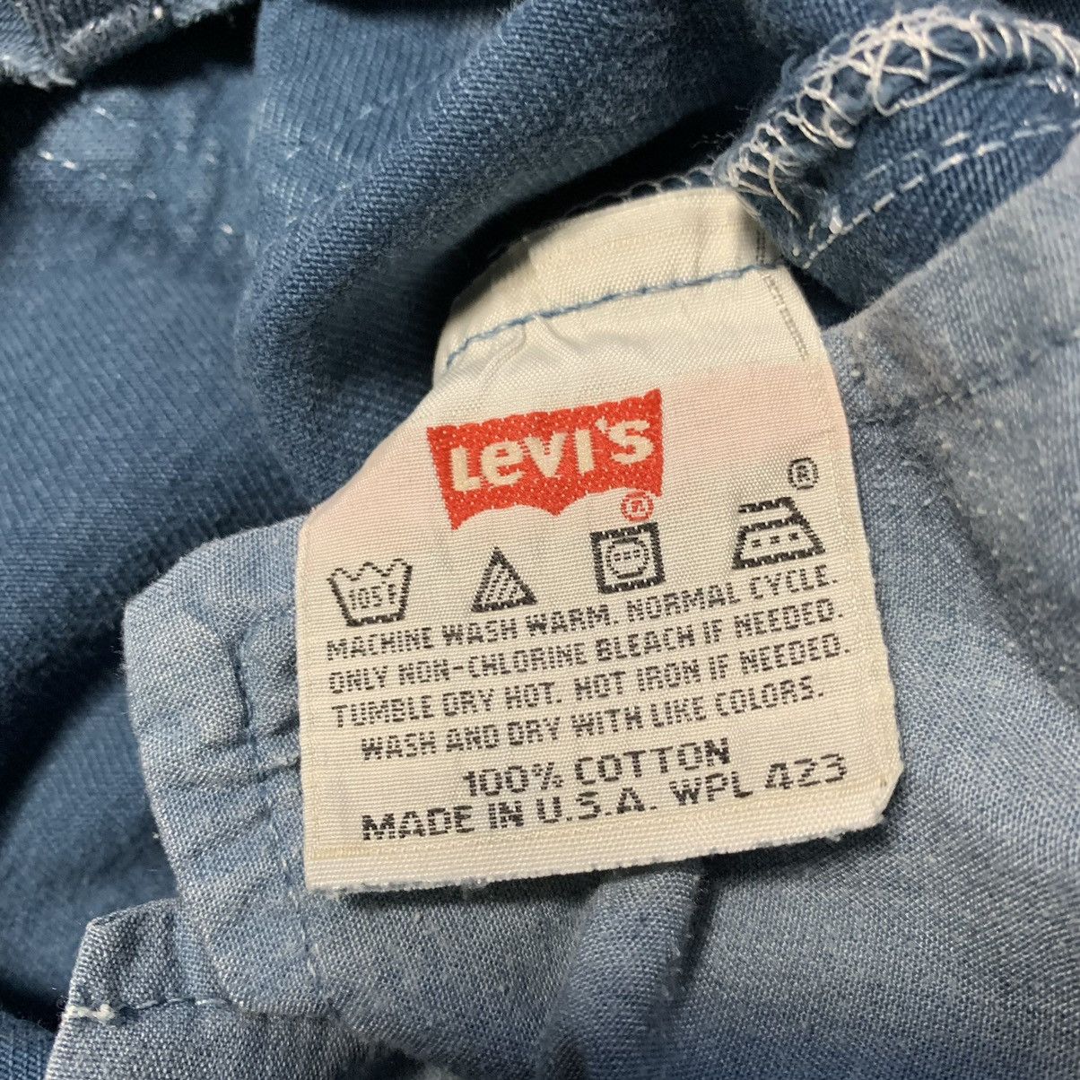 Levi's 80s Vintage Levi's501 Made In USA painted washed Jeans Size US 32 / EU 48 - 8 Thumbnail