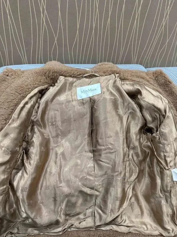 Max Mara MaxMara Brown Alpaca Wool Women's Coat . Size M / US 6-8 / IT 42-44 - 4 Thumbnail