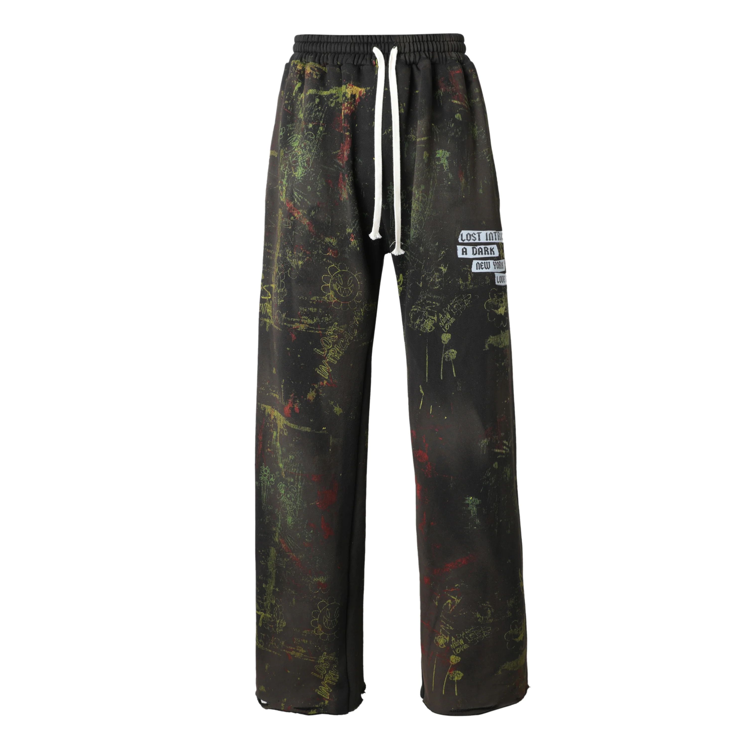 LOST INTRICACY Lost Intricacy 'Decay Archive' Green Sweats Size US 34 / EU 50 - 1 Thumbnail