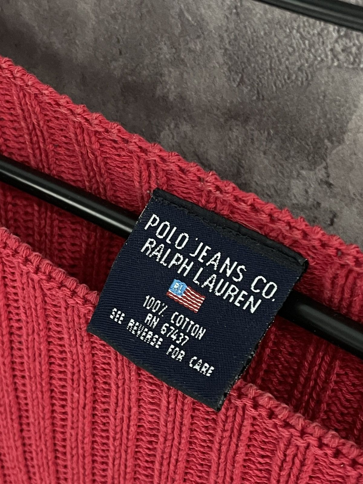 Polo Ralph Lauren × Vintage Vintage Polo Ralph Lauren USA Knit Sweater Size M / US 6-8 / IT 42-44 - 8 Thumbnail
