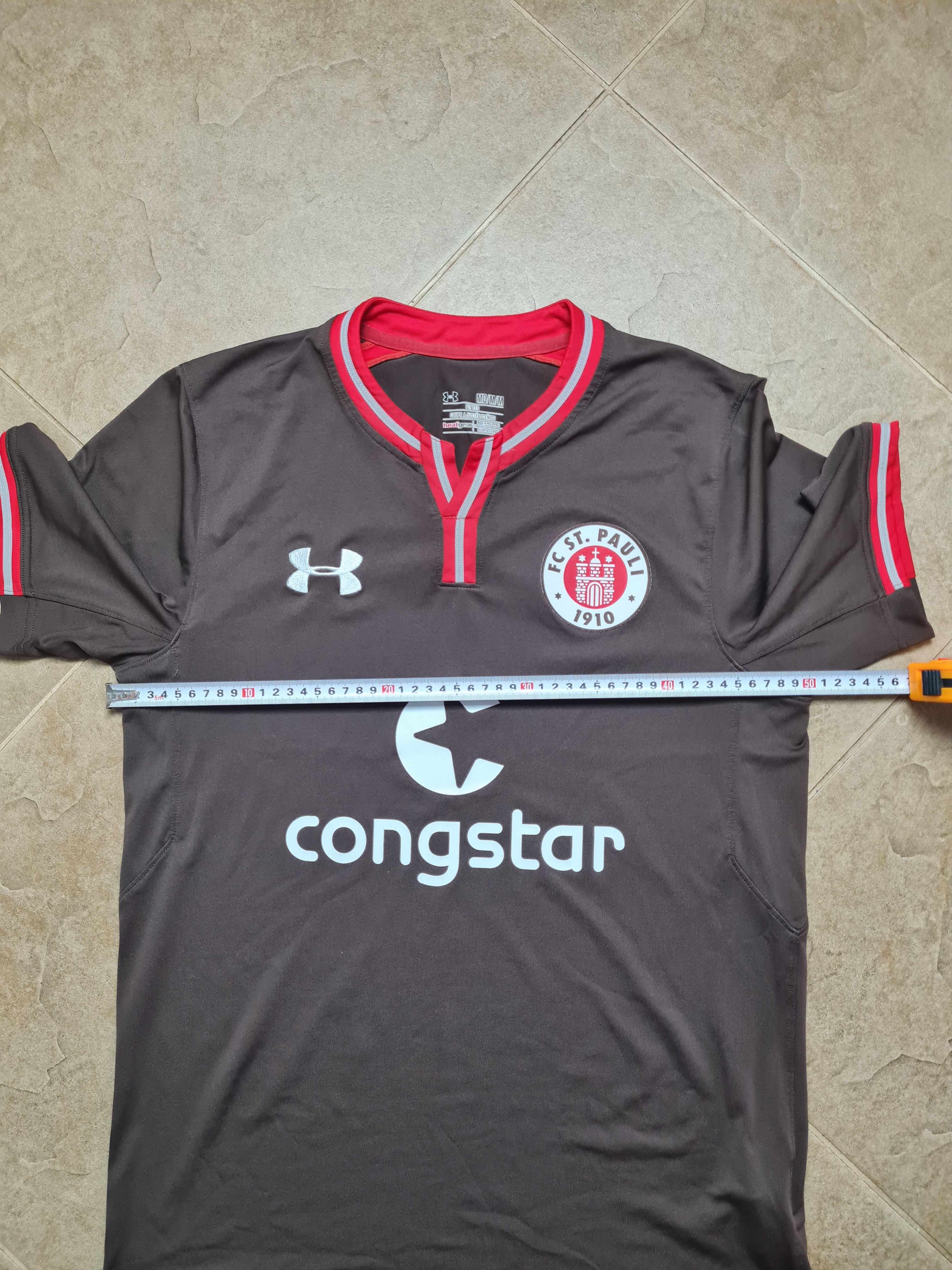 Under Armour SOCCER SHIRT ST PAULI 2019/2020 HOME FOOTBALL JERSEY Size US M / EU 48-50 / 2 - 7 Thumbnail