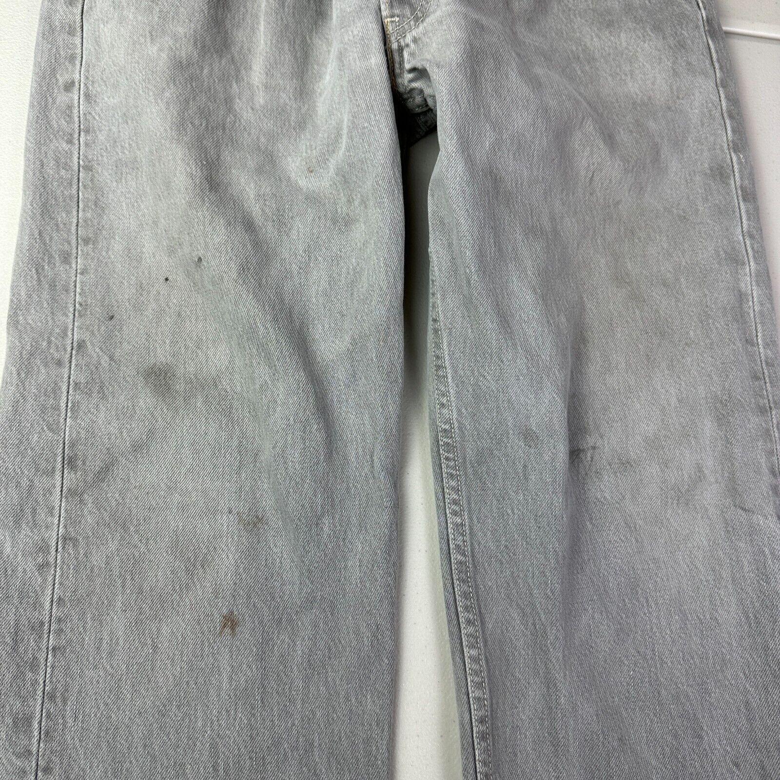 Levi's Levis 501 Mens Jeans Denim Straight Leg Button Fly (34x27) Size US 36 / EU 52 - 4 Thumbnail