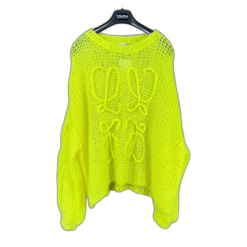 Loewe Loewe Neon Logo Knit Sweater Size S Size S / US 4 / IT 40 - 1 Thumbnail