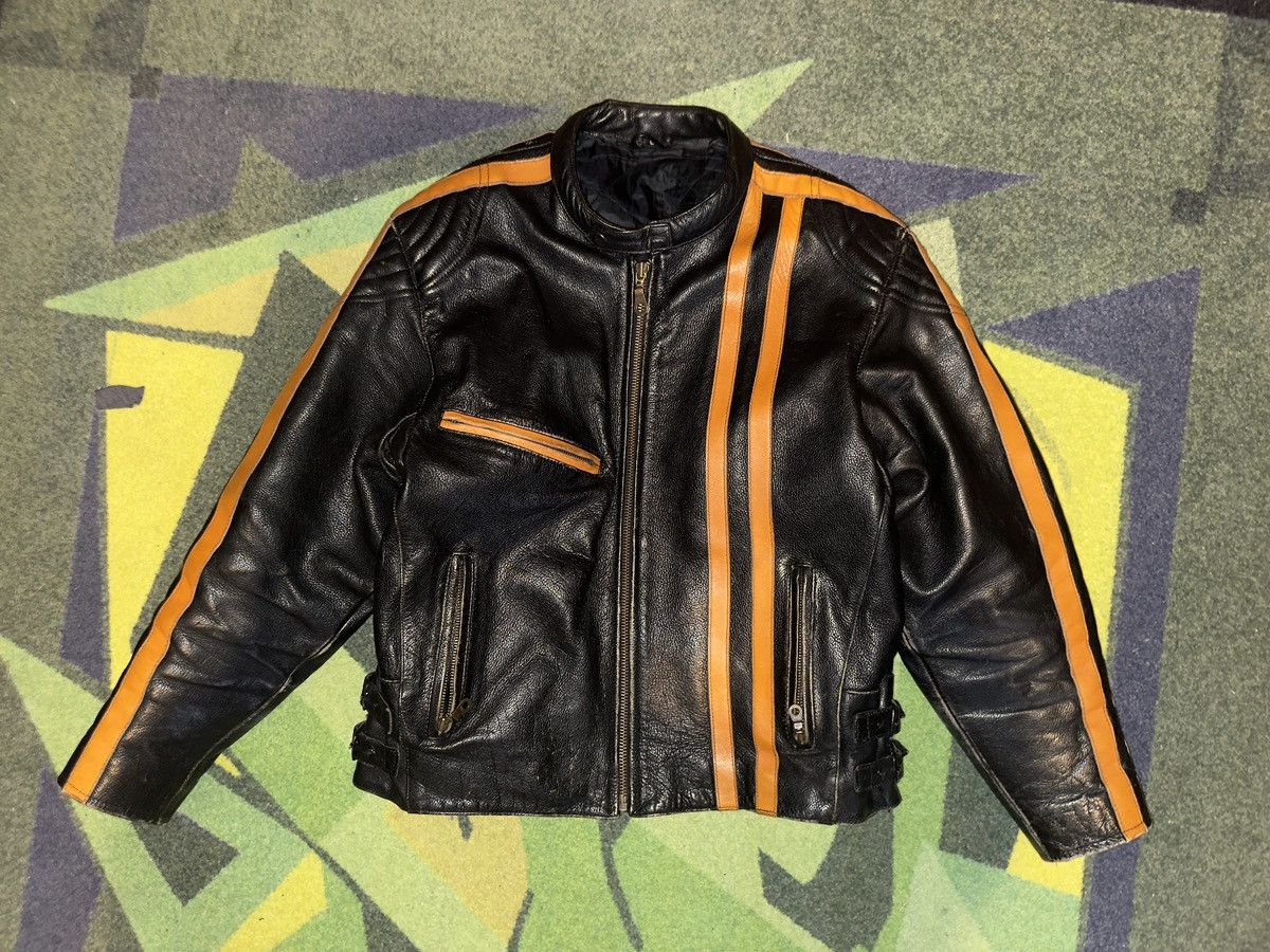 Vintage Vintage RABERG biker jacket Size US L / EU 52-54 / 3 - 1 Thumbnail