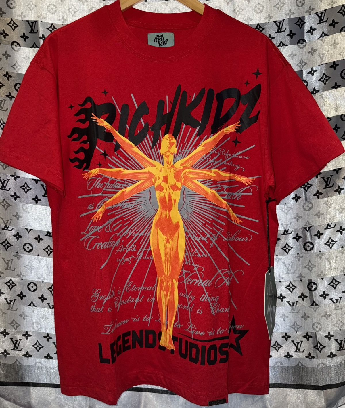 Other Rich Kids Legend Studio Red Graphic Tee (BNWT, Size L) –Rare Size US L / EU 52-54 / 3 - 1 Thumbnail