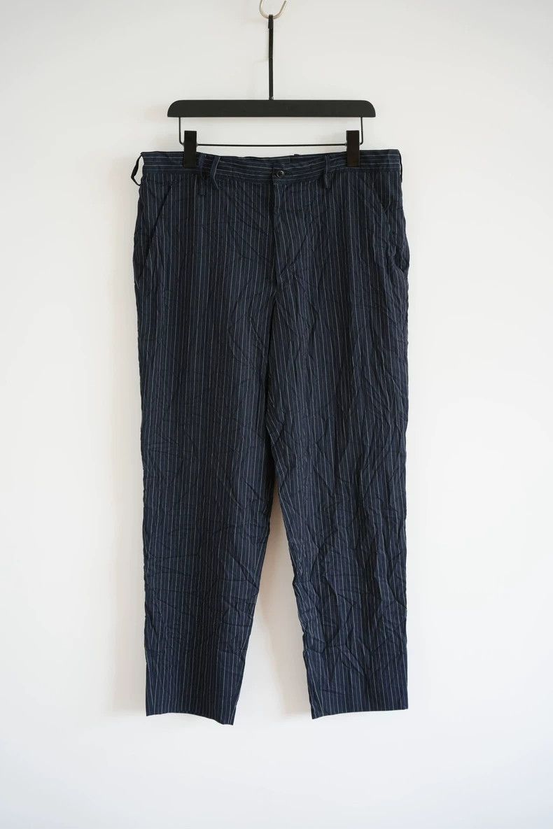 Yohji Yamamoto Striped Pleated Pants