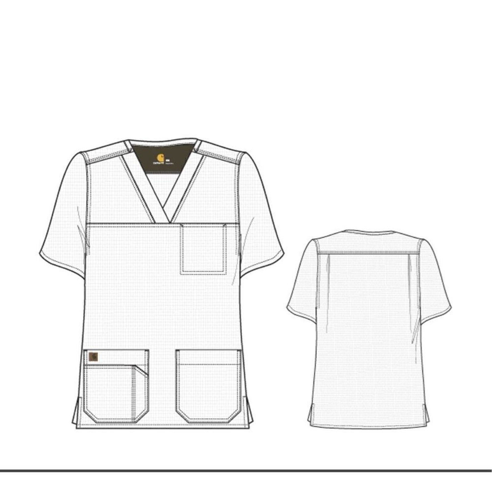 Carhartt Carhartt White Nurse Medical Scrub Top Shirt 3XL NWT Scrubs Size US XL / EU 56 / 4 - 2 Thumbnail