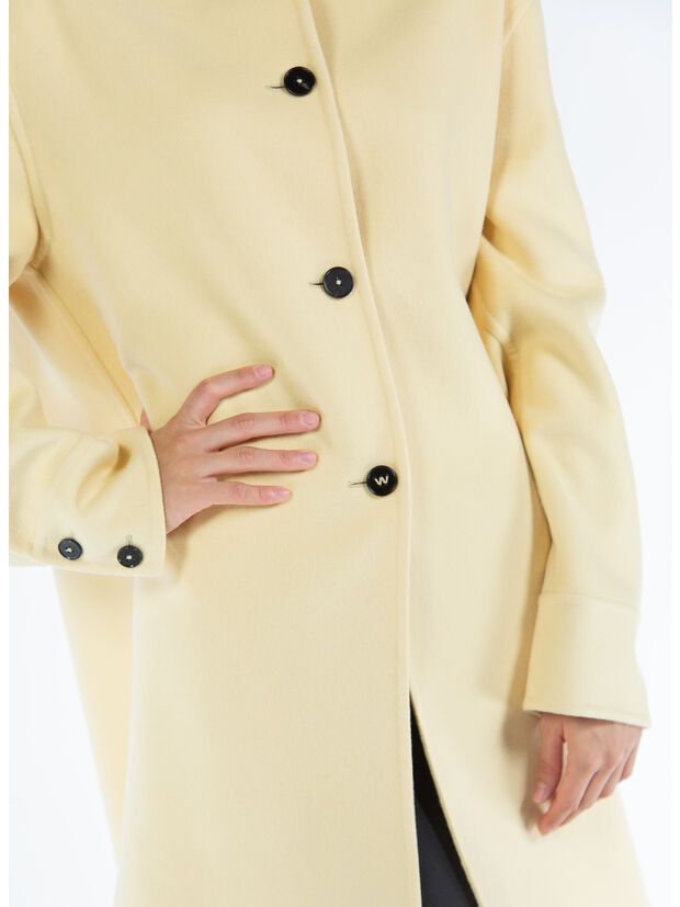 Jil Sander o1loc1c0426 Cappotto Relaxed Double Face Coat in Yellow Size M / US 6-8 / IT 42-44 - 5 Thumbnail