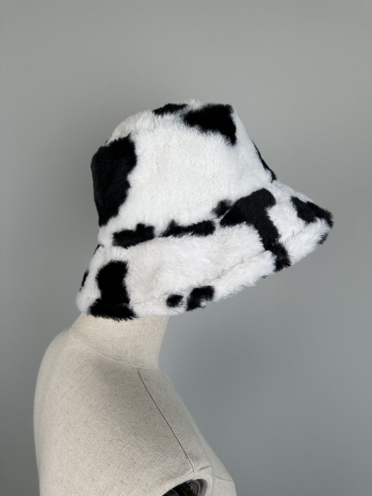 Hysteric Glamour Vintage Mohair Leopard Bucket Hat Y2k Crazy Size ONE SIZE - 6 Thumbnail