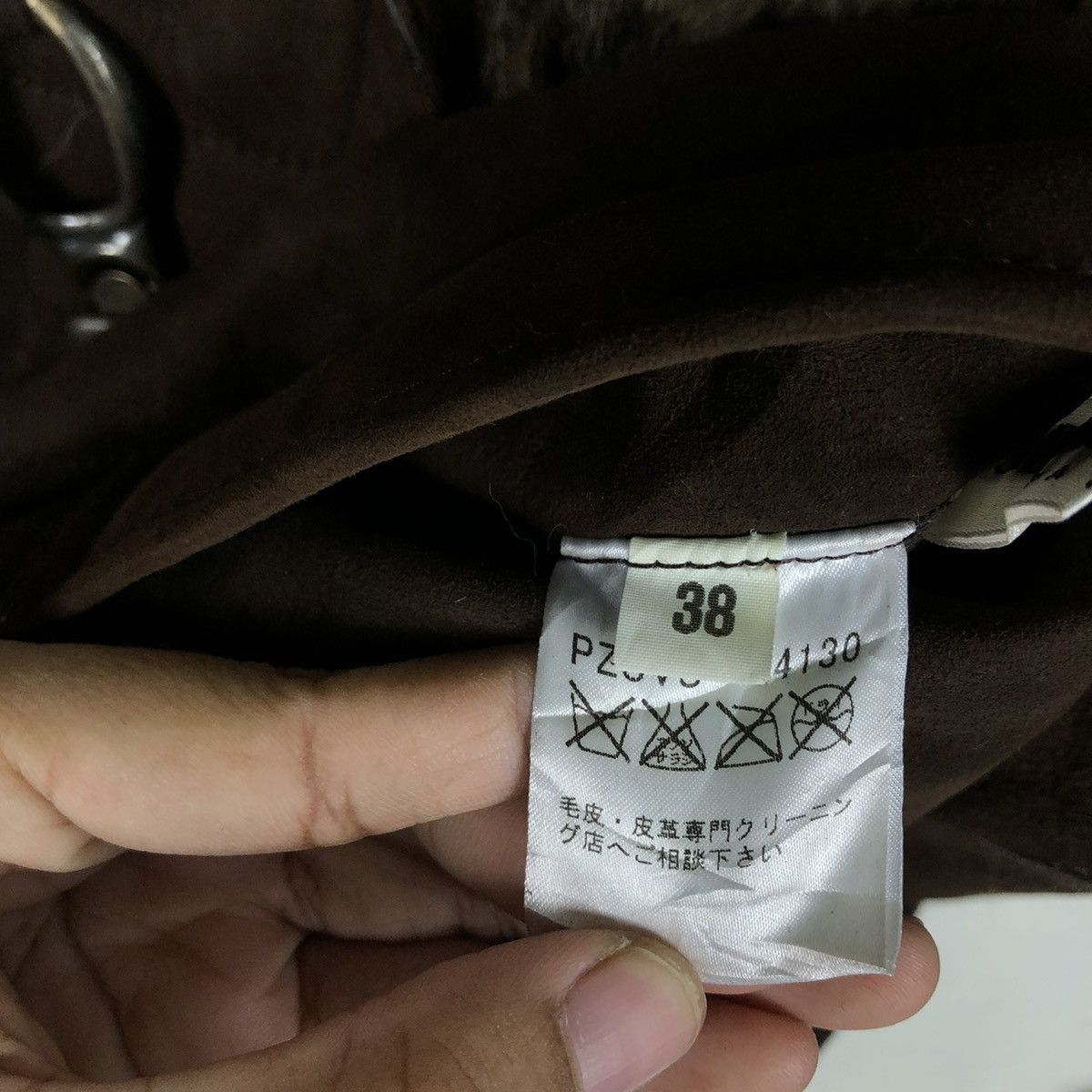 Vintage 📌VINTAGE BIKER SHEARLING LEATHER JACKET GEORGES RECH PARIS Size US M / EU 48-50 / 2 - 20 Thumbnail