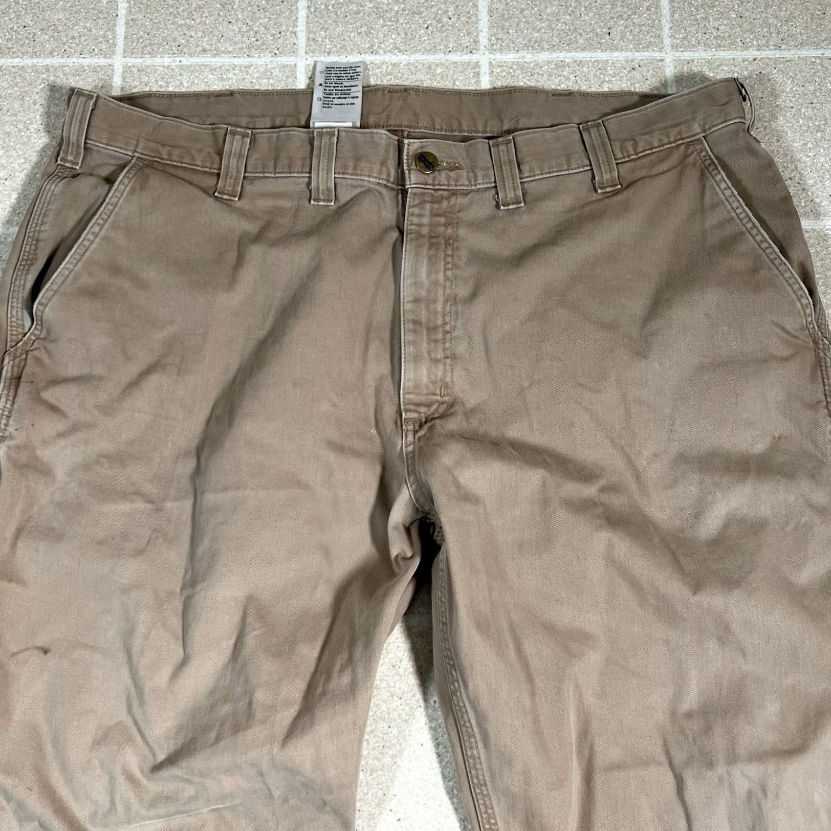 Carhartt Carhartt Relaxed Fit Khaki Work Pants 100095-253 Mens 44x30 Beige Twill Pant Size US 44 / EU 60 - 7 Thumbnail