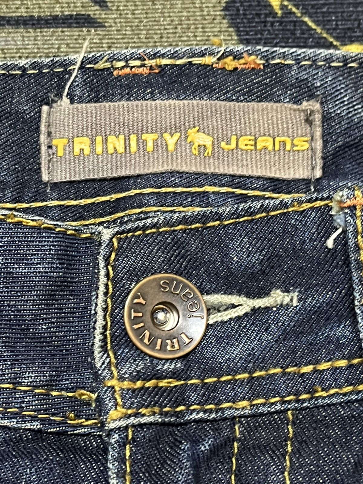 Trinity The Label Vintage Trinity Jeans Whiskers Denim Size US 32 / EU 48 - 10 Thumbnail