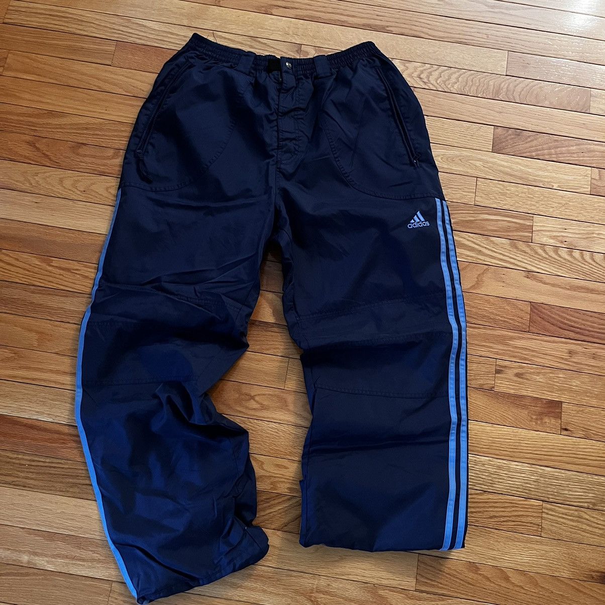 Adidas × Vintage VTG 90s Adidas Nylon Pants Size US 34 / EU 50 - 1 Thumbnail