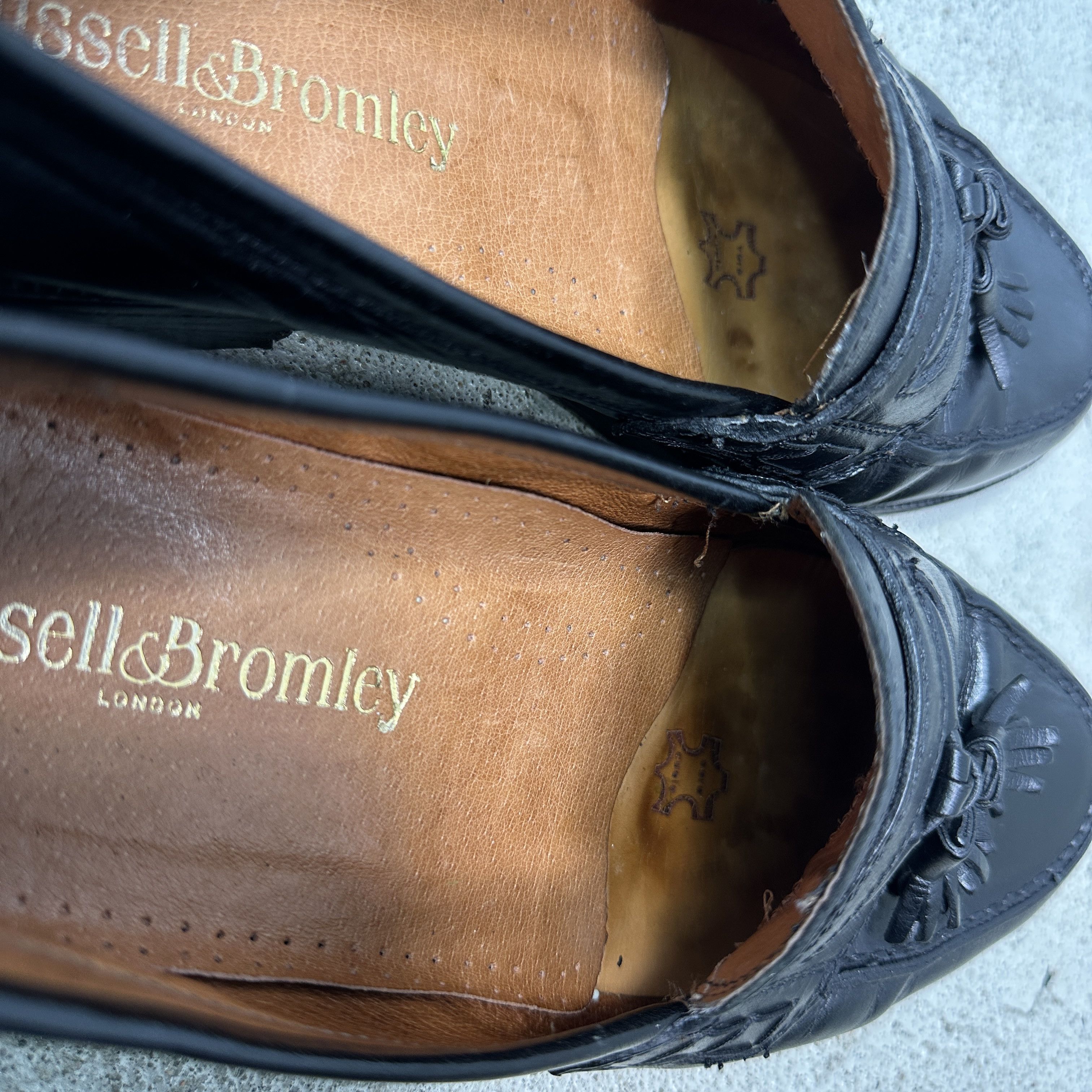 Russell & Bromley Vintage Avant Garde Leather Elegant Russel & Broomley Y2K Size US 9 / EU 42 - 10 Thumbnail