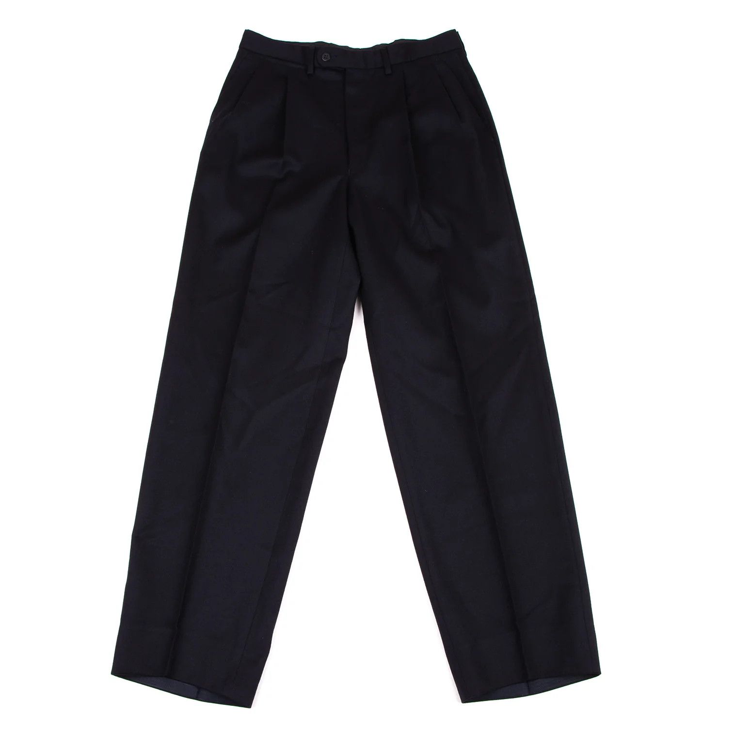 Dries Van Noten Wool Two-Tuck Pants in Navy Size 46 Size US 30 / EU 46 - 1 Thumbnail