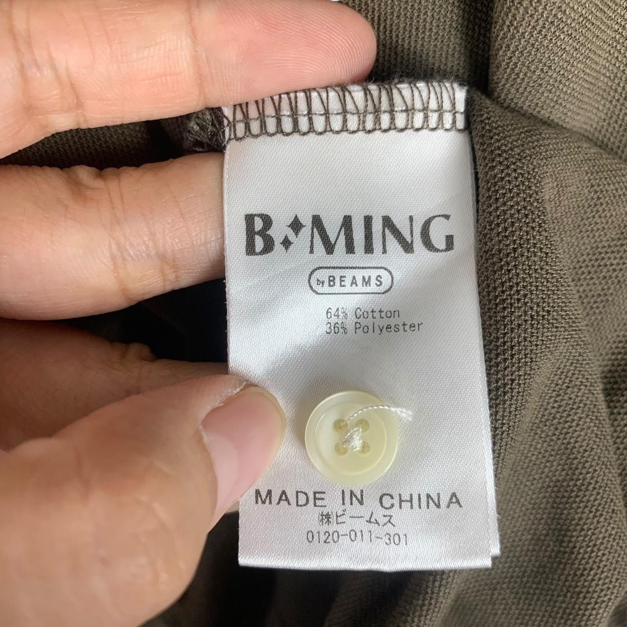Beams Plus Vintage BEAMS PLUS B:MING Collection Plain Polo Tee Size M / US 6-8 / IT 42-44 - 6 Thumbnail