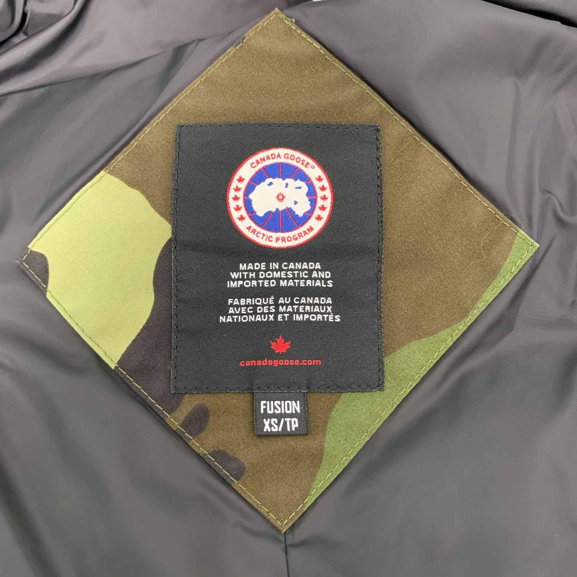 Moncler Canada Goose Camouflage Hooded Down Jacket XS Size US XS / EU 42 / 0 - 4 Thumbnail