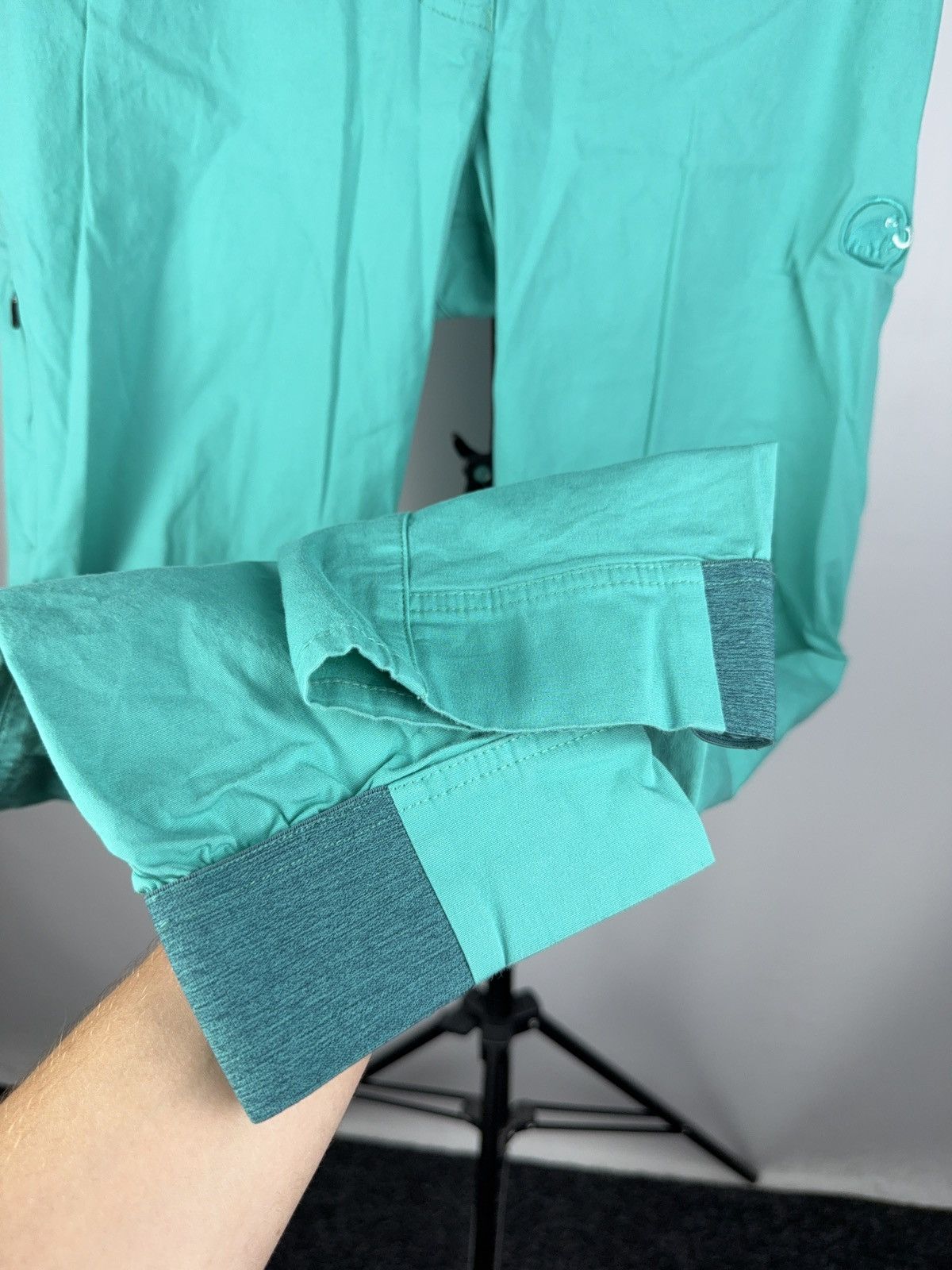 Mammut Mammut Women’s Trekking Pants L / EU 40 / USA 10 Teal Green Size 32" / US 10 / IT 46 - 4 Thumbnail