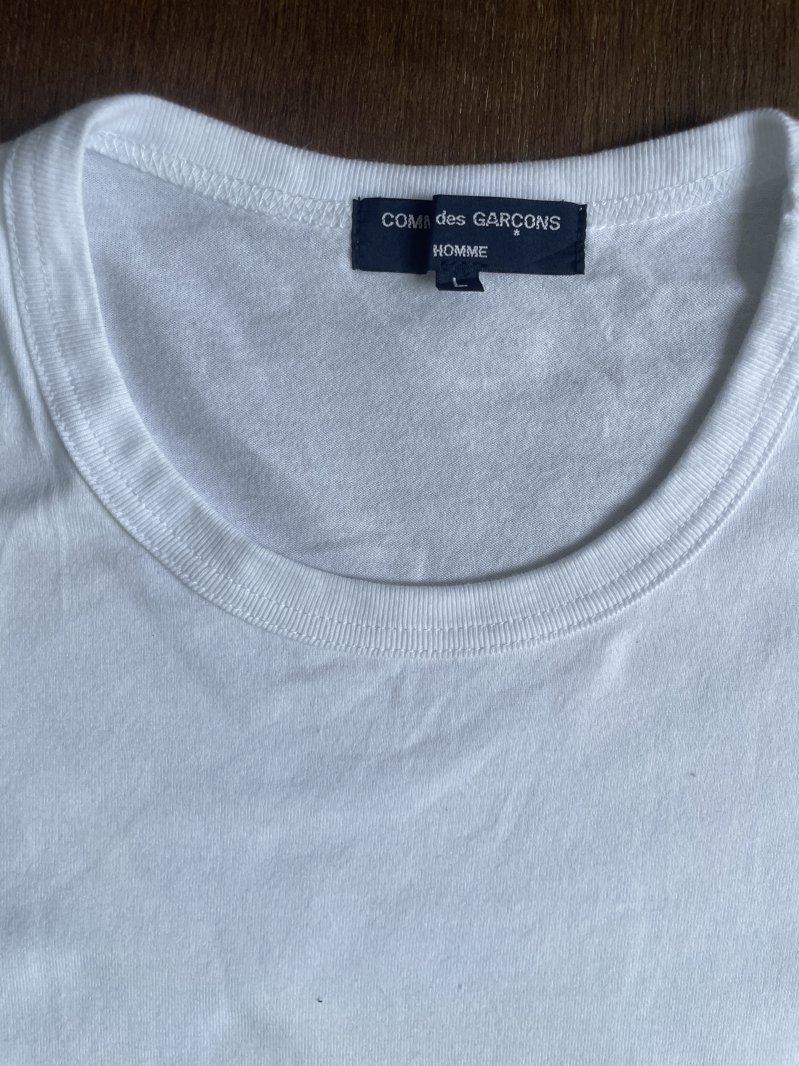 Comme des Garcons Comme des Garcons Draw String Logo Tee Size US L / EU 52-54 / 3 - 4 Thumbnail
