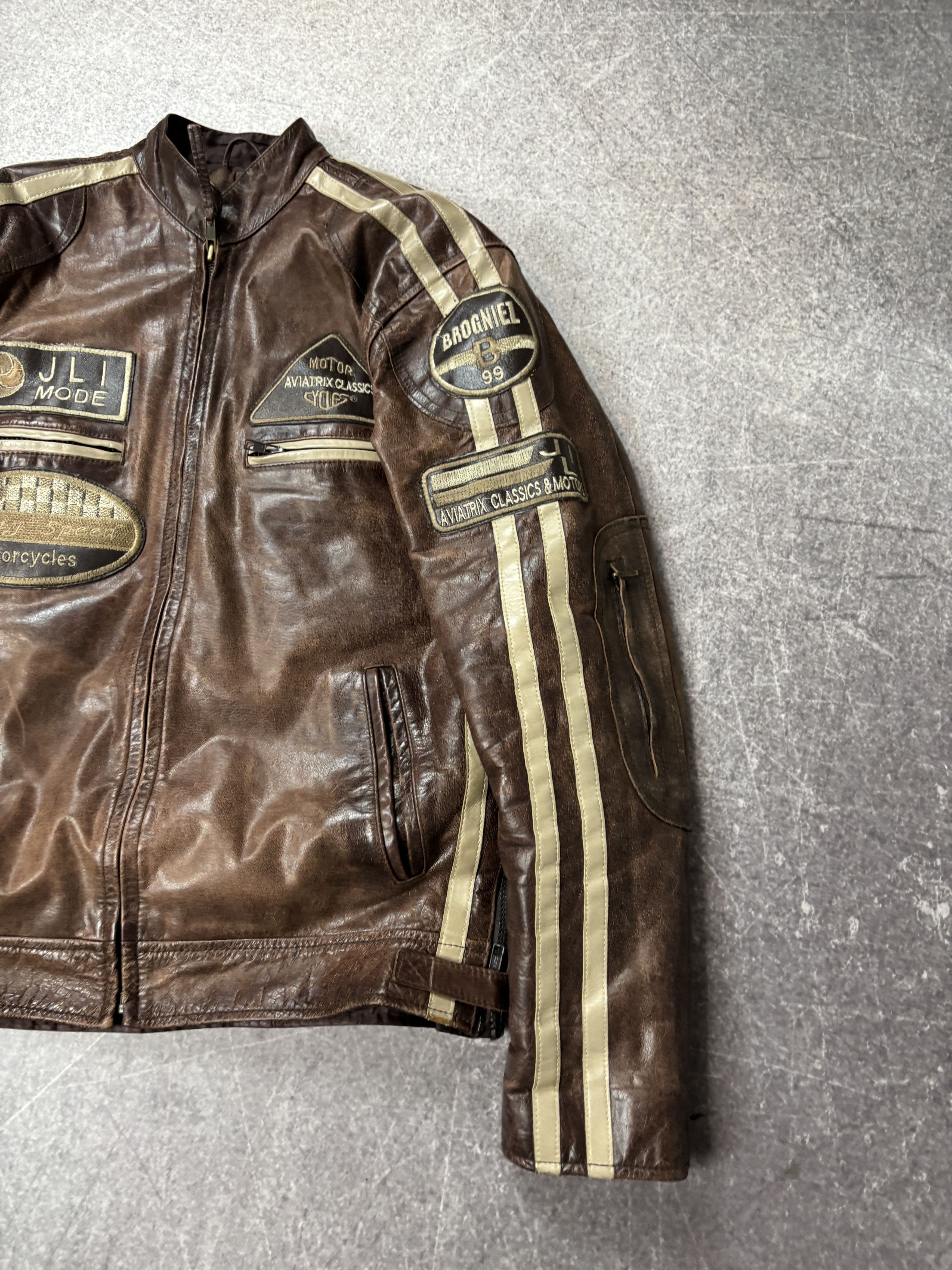 Yohji Yamamoto vTG rick owens type racing cropped leather jacket mens Size US S / EU 44-46 / 1 - 5 Thumbnail