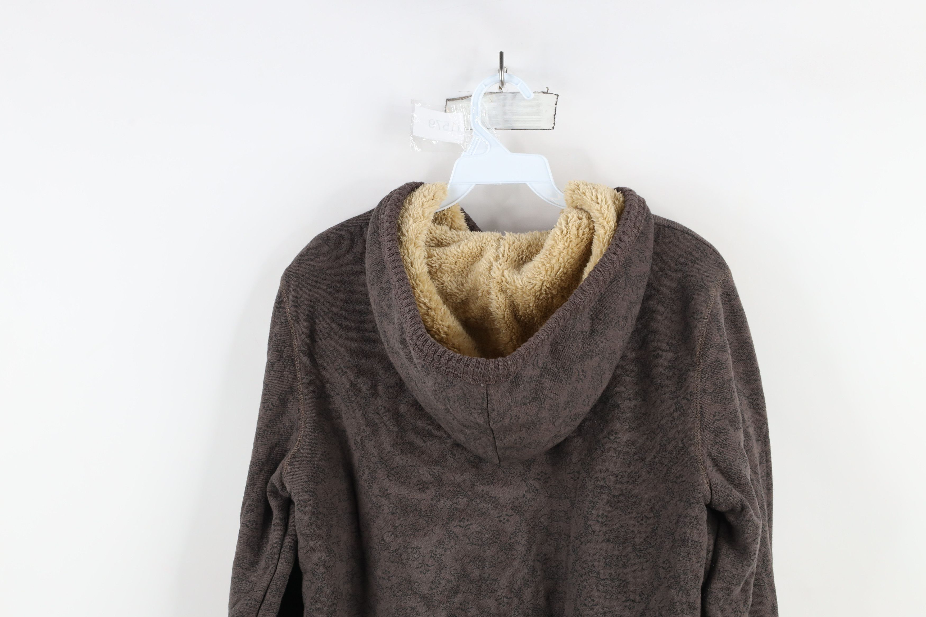 Aeropostale × Vintage Vintage 90s Y2K Aeropostale Deep Pile Fleece Lined Hoodie Size L / US 10 / IT 46 - 14 Thumbnail