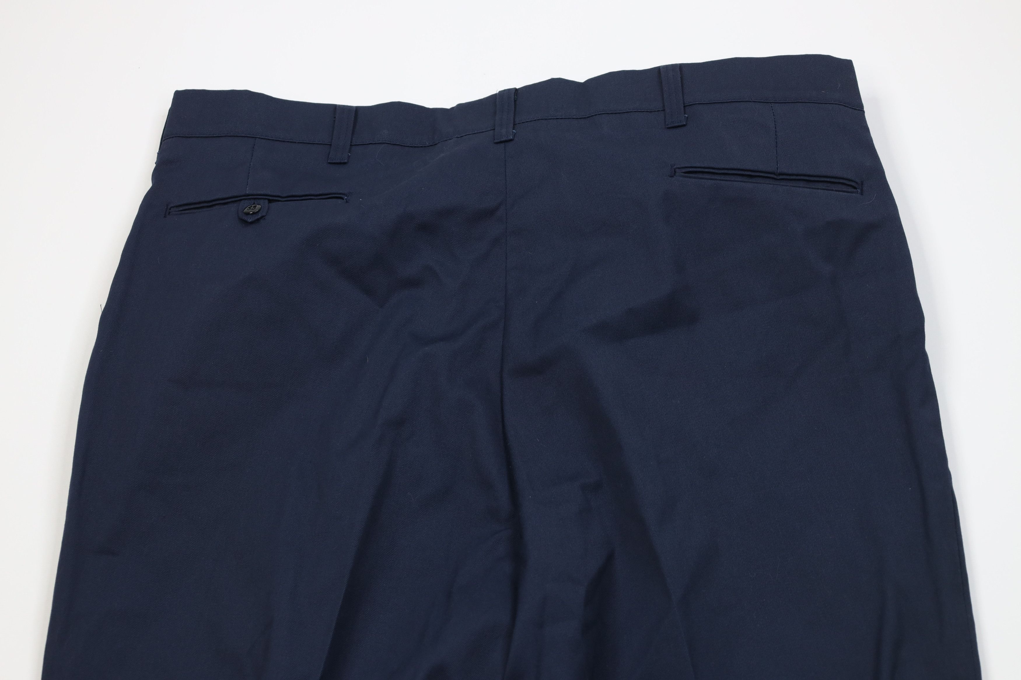 Vintage Vintage 70s Streetwear Wide Leg Chino Pants Blue USA Size US 44 / EU 60 - 10 Thumbnail