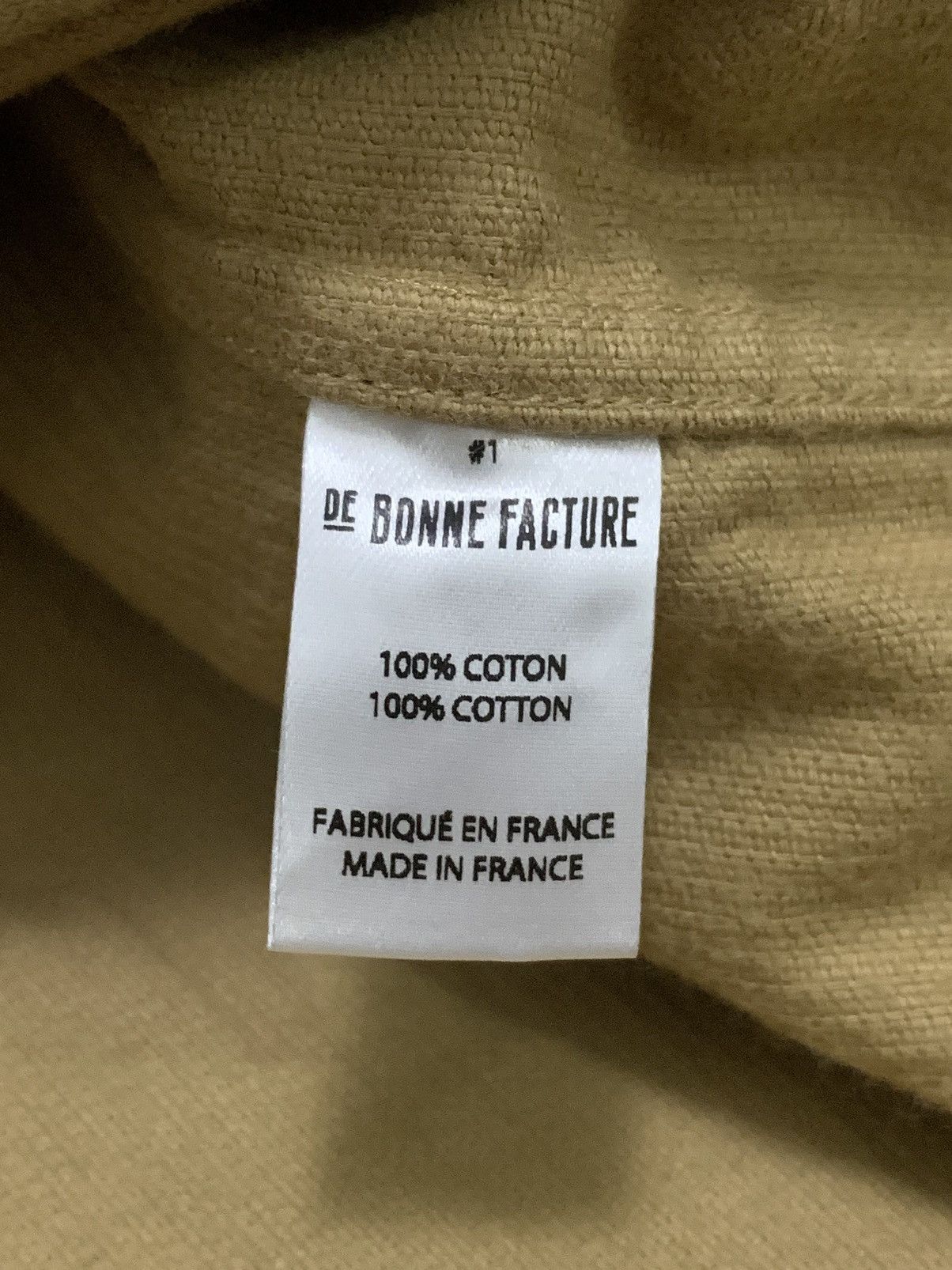 De Bonne Facture DE BONNE FACTURE BUTTON-DOWN COLLAR COTTON-CORDUROY SHIRT Size US L / EU 52-54 / 3 - 10 Thumbnail