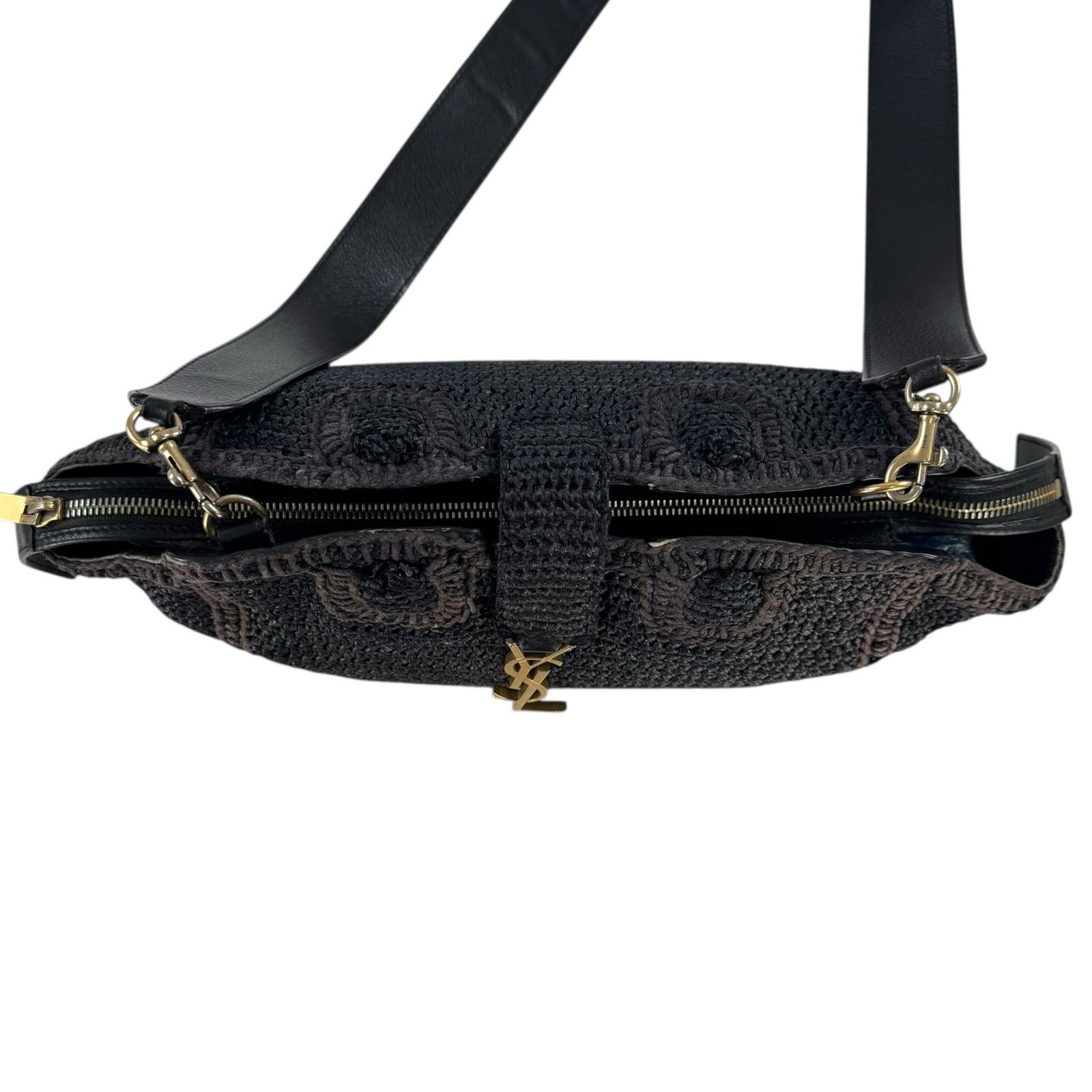 Yves Saint Laurent Saint Laurent Raffia Shoulder Bag Size ONE SIZE - 6 Thumbnail