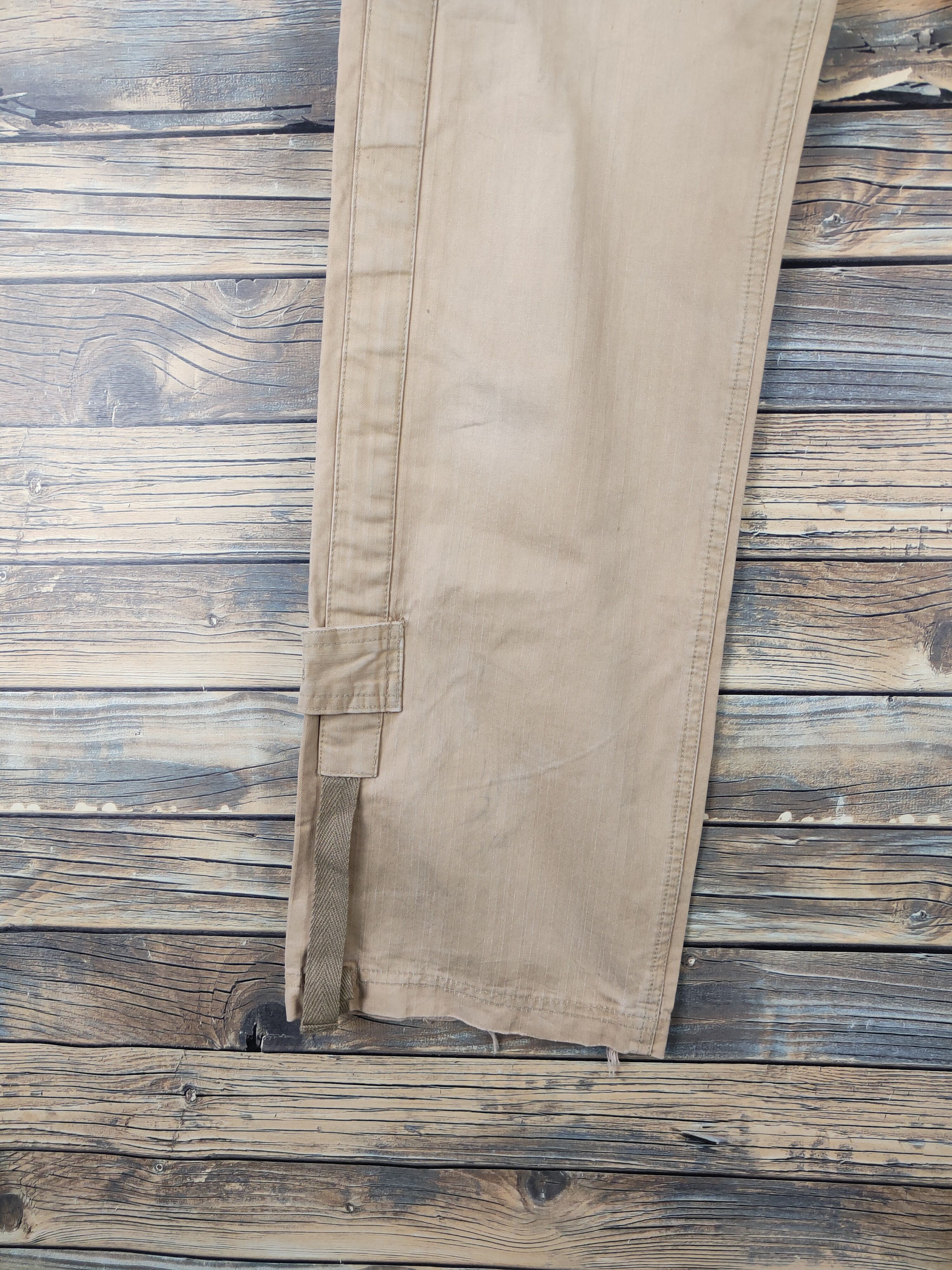 Japanese Brand A.v.v Homme Brown Multipocket Tactical Cargo Pants #W1783 Size US 32 / EU 48 - 4 Thumbnail