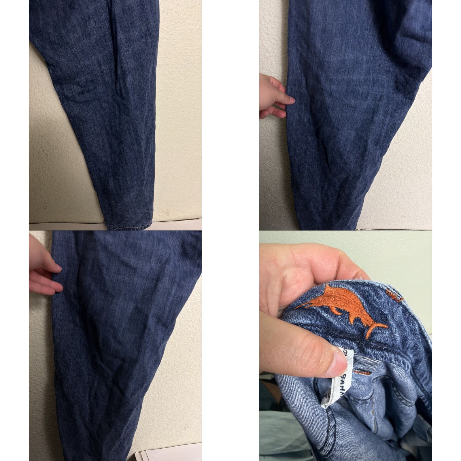 Tommy Bahama Tommy Bahama Jeans Mens 42x32 Relaxed Fit Baggy Dark Wash Blue Straight Size US 42 / EU 58 - 9 Thumbnail