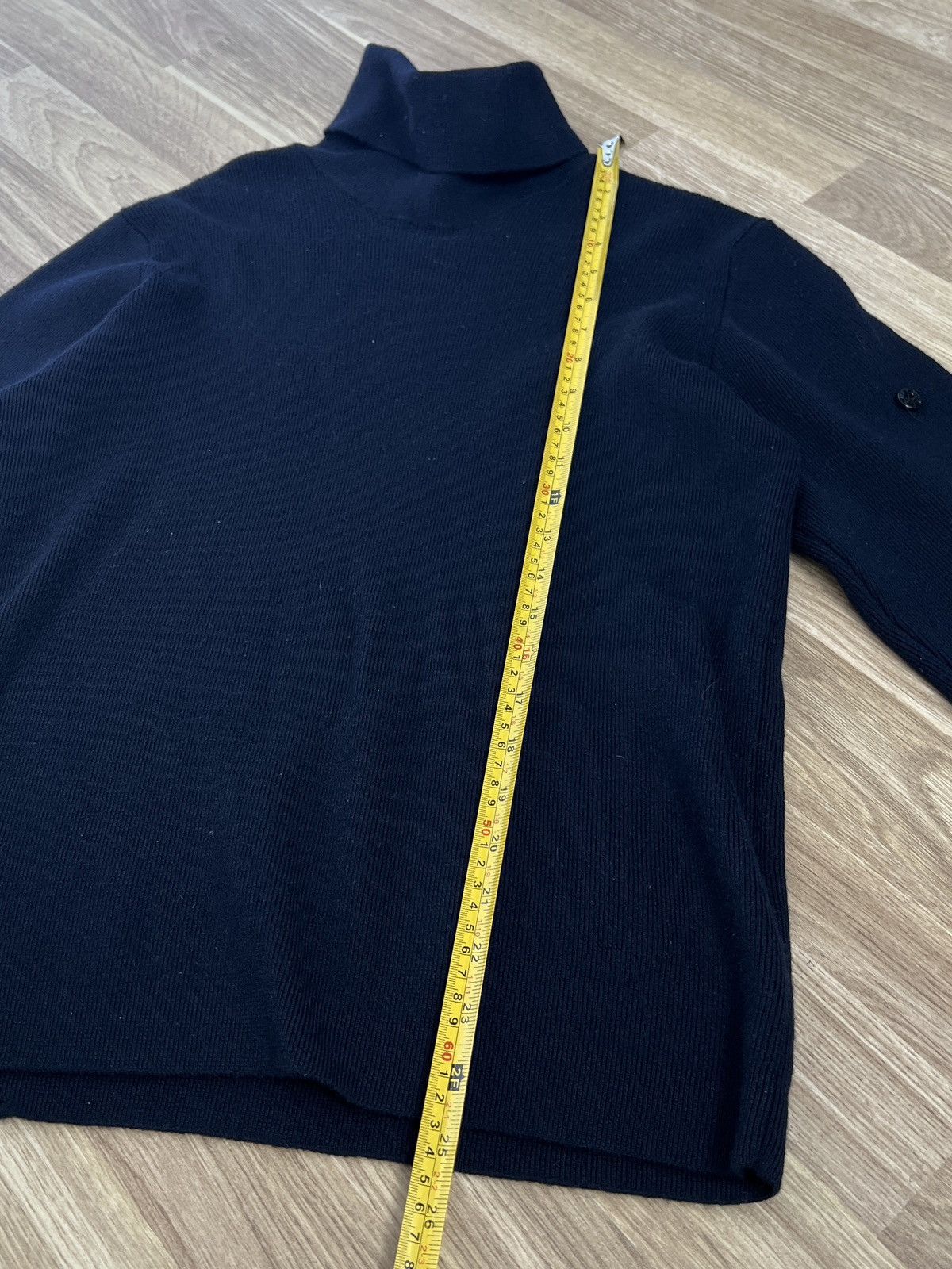 Stone Island Vintage Stone Island Wool Navy Turtle Neck Sweater XXLfits M Size US M / EU 48-50 / 2 - 14 Thumbnail