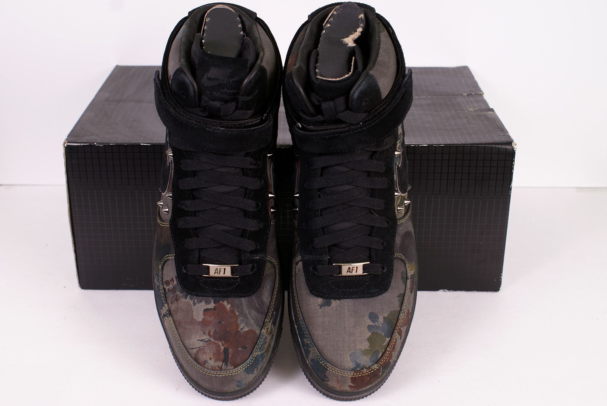 Nike 2007 Nike Air Force 1 Premium '07 FLORAL BLACK PINK Cerise Size US 10 / EU 43 - 6 Thumbnail