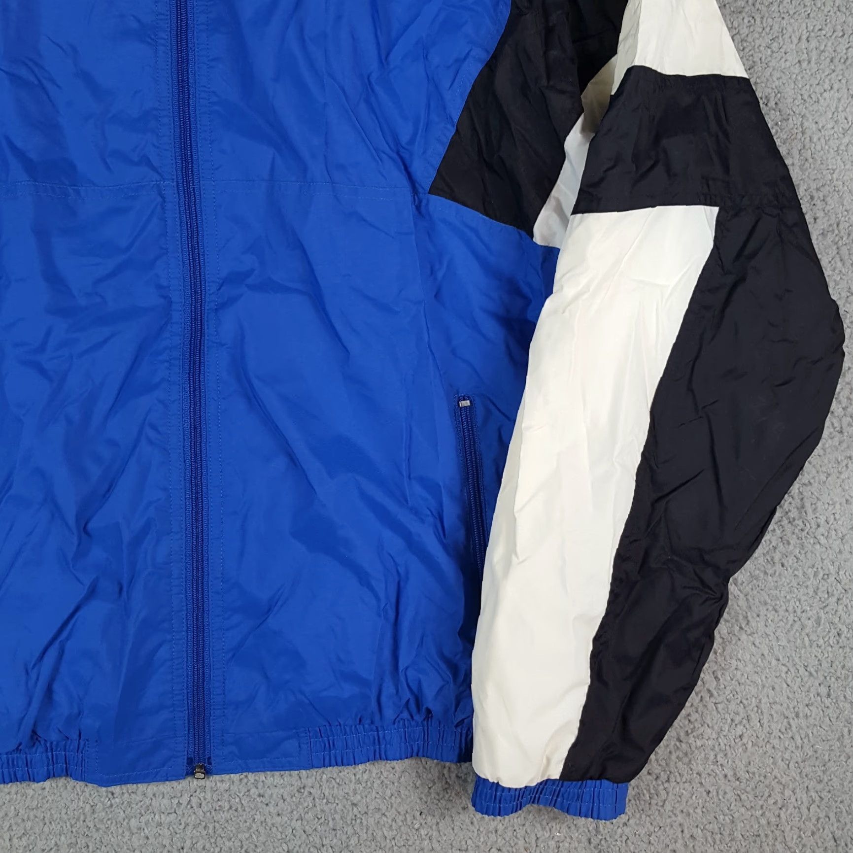 Holloway Vintage 90s Striped Racing Jacket Mens Size L Retro Windbreaker Zip Track Jacket Size US L / EU 52-54 / 3 - 3 Thumbnail