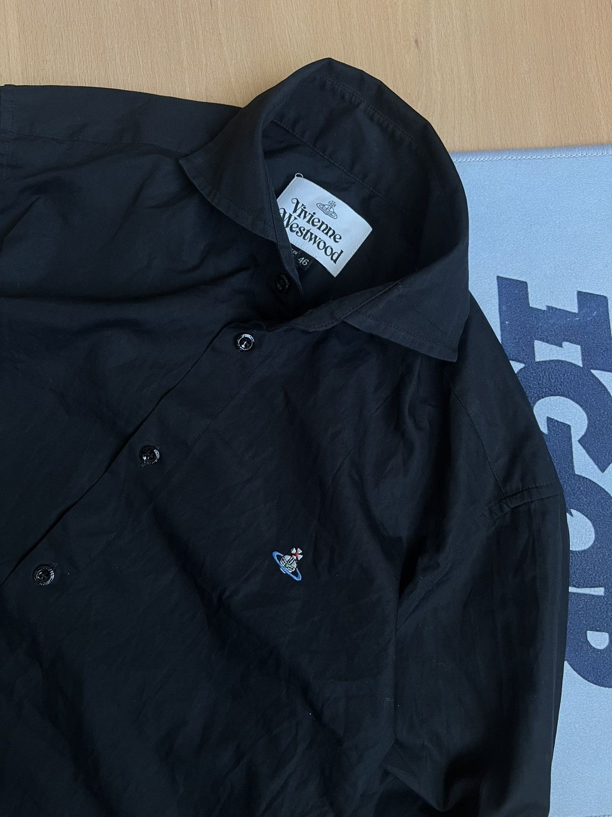 Vivienne Westwood Vivienne Westwood Black Button-Up Shirt Size US M / EU 48-50 / 2 - 2 Thumbnail