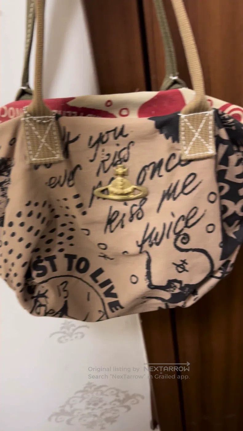 Vivienne Westwood Vivienne Westwood size os Kenya series handmade tote bag, s Size ONE SIZE - 1 Thumbnail