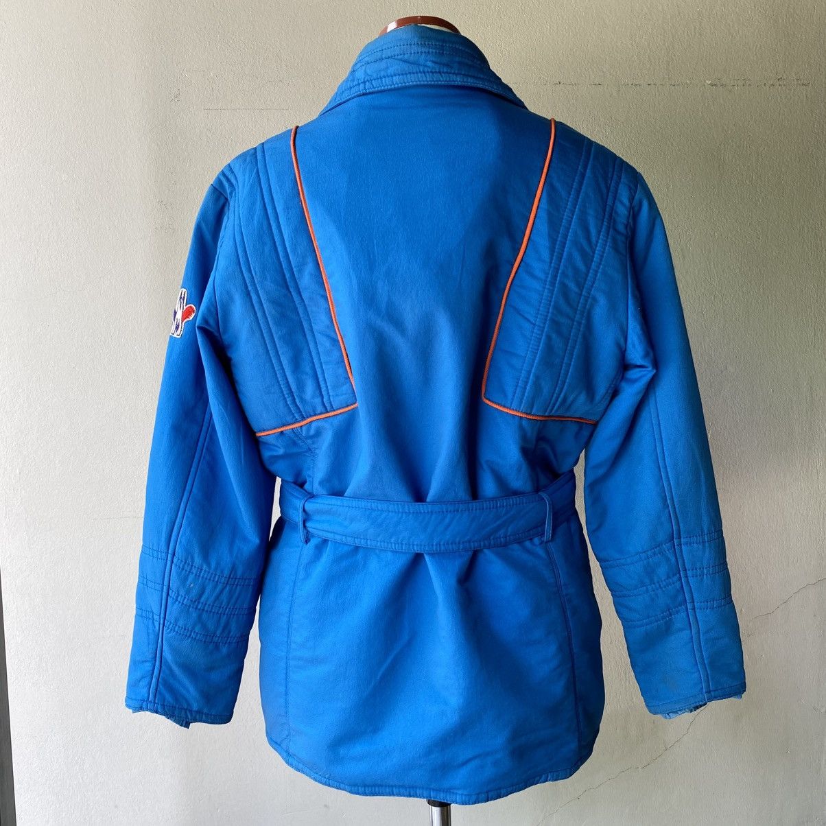 Moncler Moncler vintage ski wear Blue Jacket with Zip & Buttons Size L / US 10 / IT 46 - 2 Thumbnail