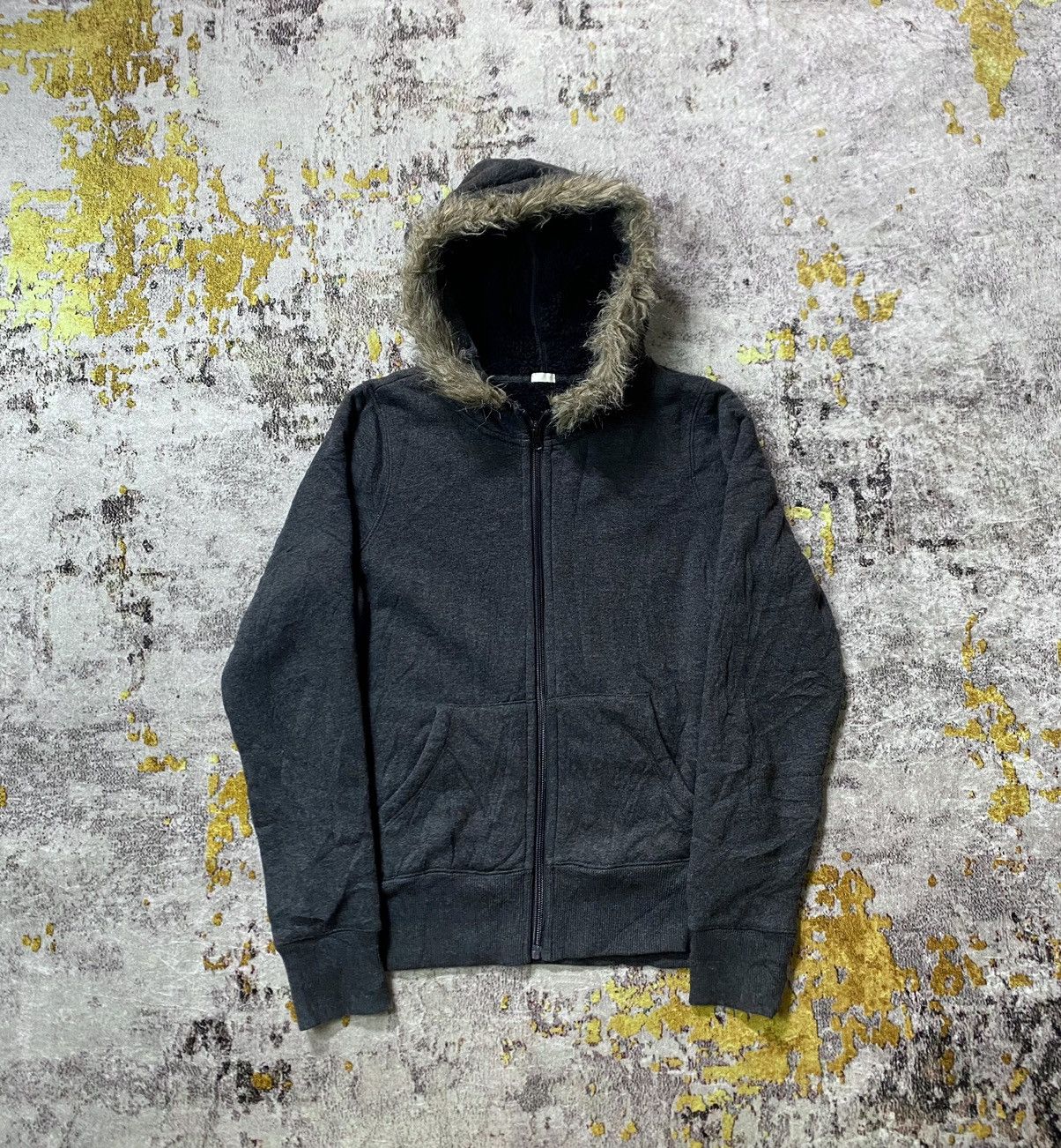 If Six Was Nine × Japanese Brand × Le Grande Bleu (L.G.B.) Japanes GU Sherpa Fur Hoodie ifsix Lgb Style Size US S / EU 44-46 / 1 - 1 Thumbnail