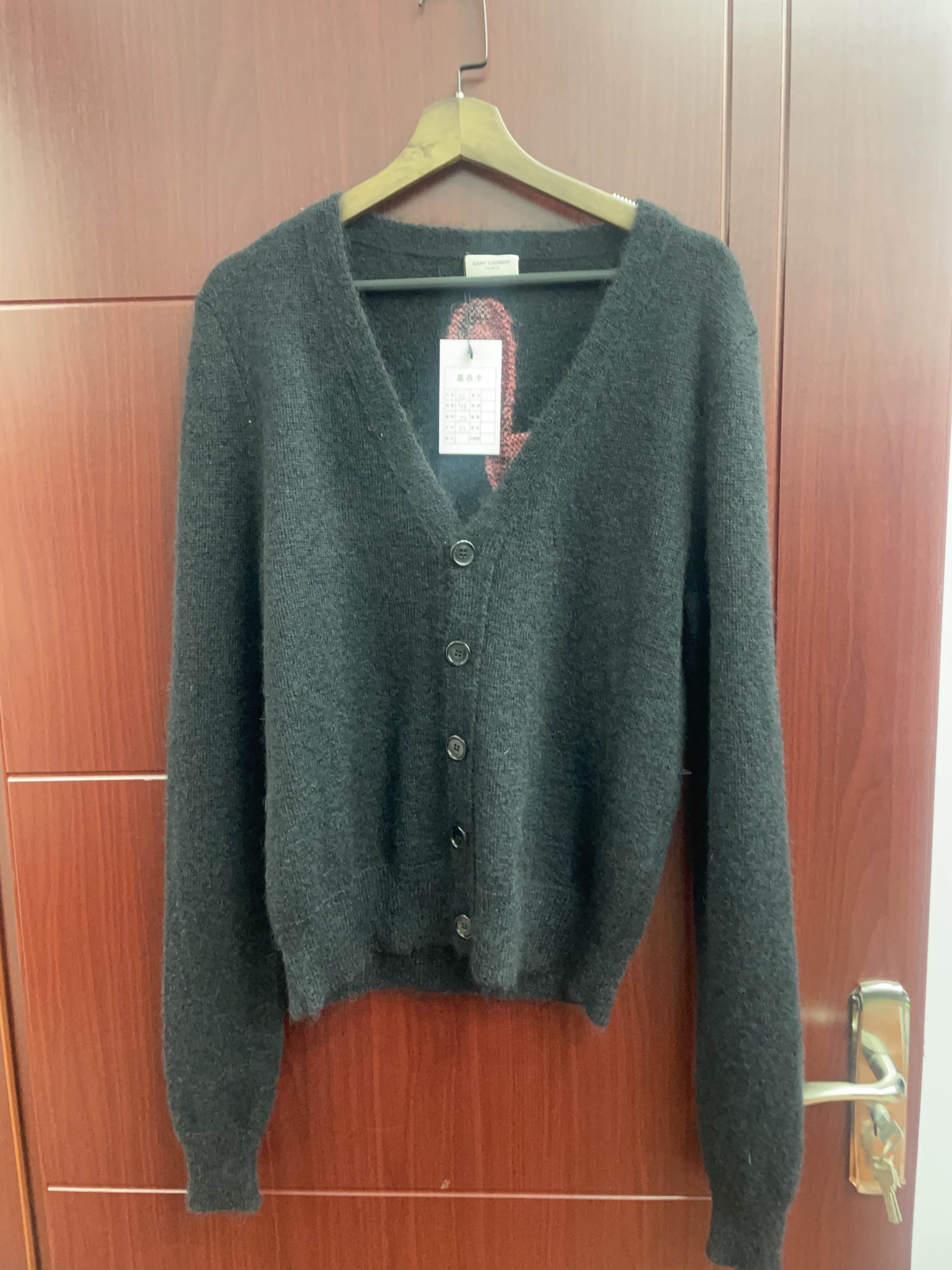 Saint Laurent Paris Saint Laurent Flamingo Intarsia Cardigan XS Size XS / US 0-2 / IT 36-38 - 1 Thumbnail