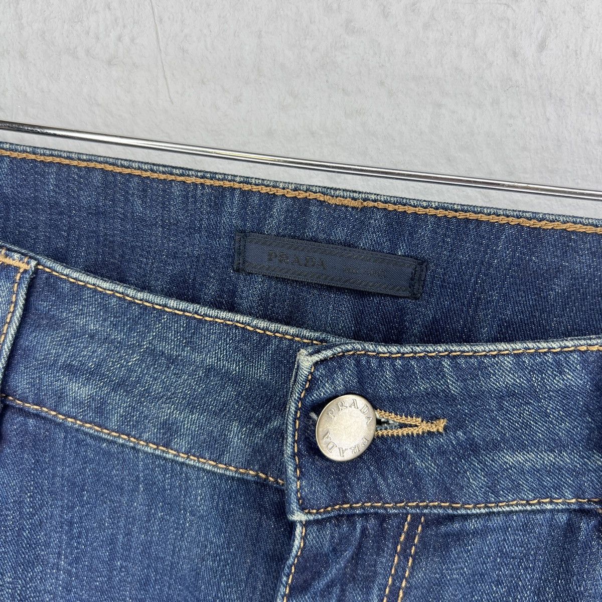 Designer × Prada Prada Milano Skinny Slim Fit Streches Blue Denim Jeans Size 26" / US 2 / IT 38 - 5 Thumbnail