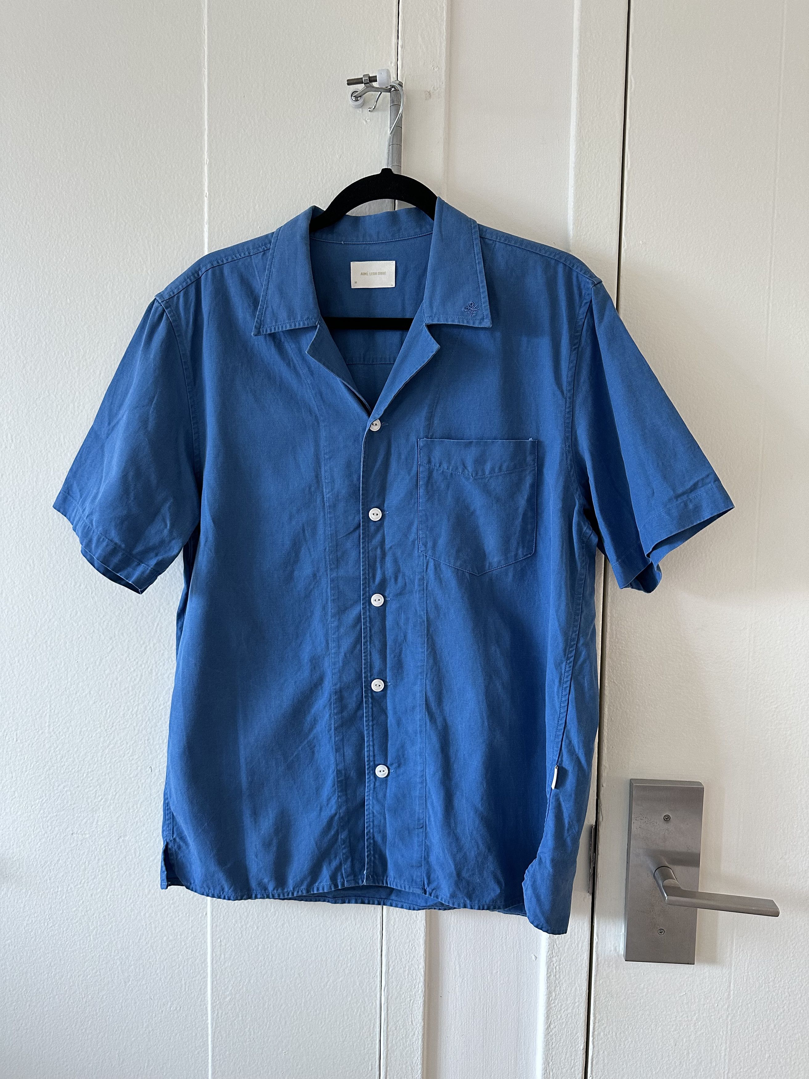 Aime Leon Dore ALD Leisure Shirt L/S Coconut Milk SS22 | Grailed