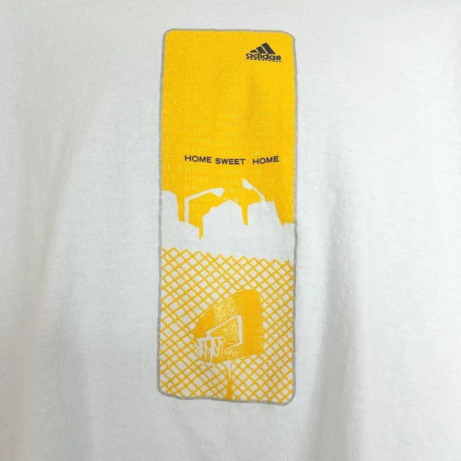 Adidas VINTAGE adidas Basketball T Shirt Mens Size Large Home Sweet Home Made In USA 90s Graphic Tee Blue Cotton Crew Neck Long Sleeve Shirts Shirt Mens Size US L / EU 52-54 / 3 - 3 Thumbnail