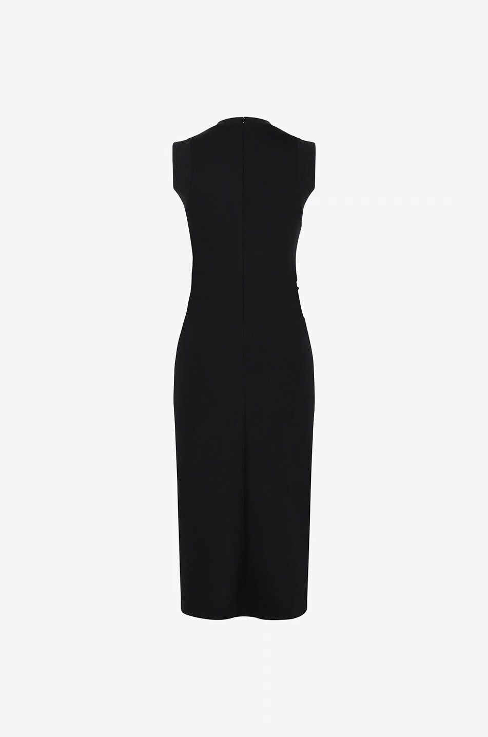 Alexander McQueen o1y0325 Midi Dress in Black Size S / US 4 / IT 40 - 2 Thumbnail