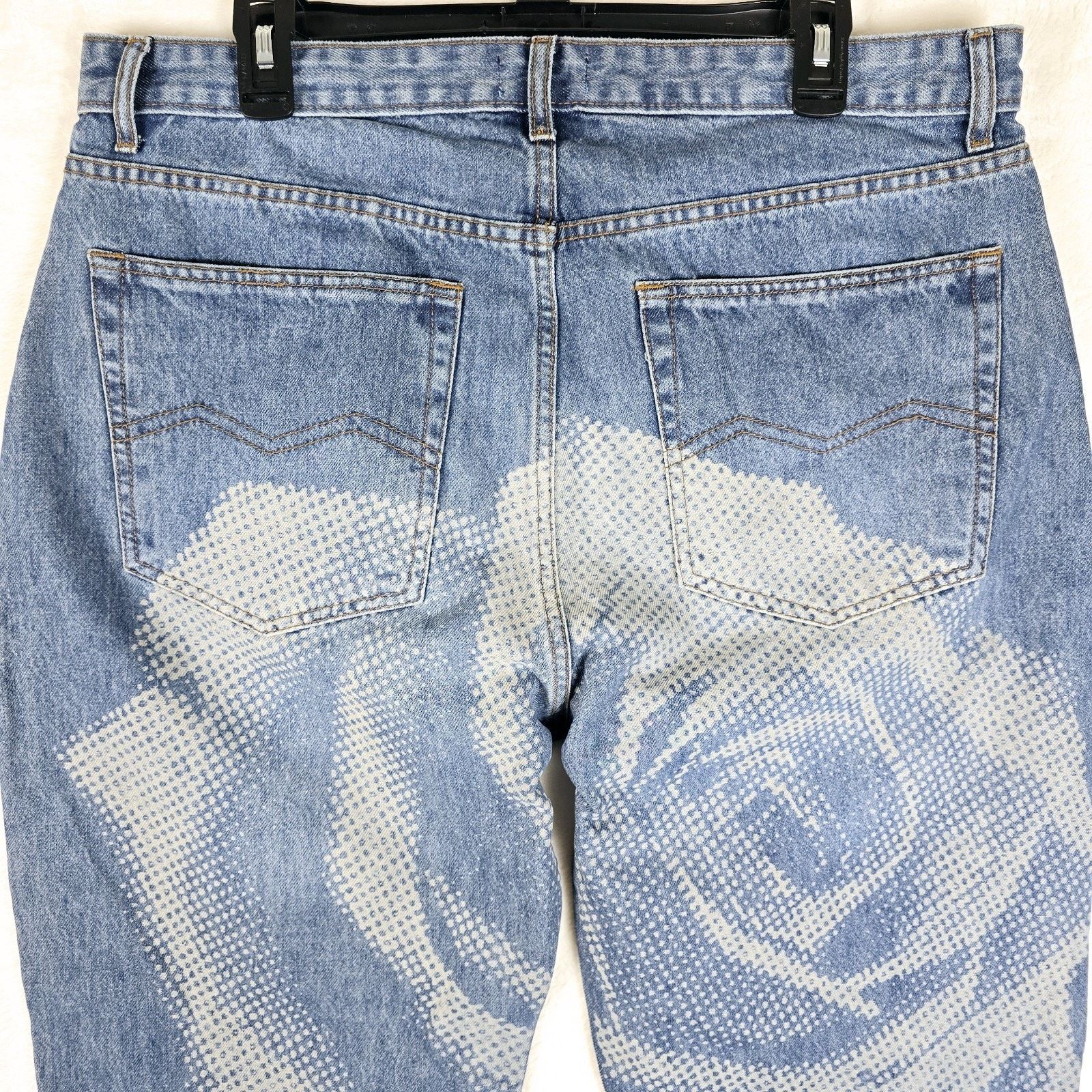 Market Chinatown Market Rose Parade Straight Leg Jeans XL 36x30 Size US 36 / EU 52 - 9 Thumbnail