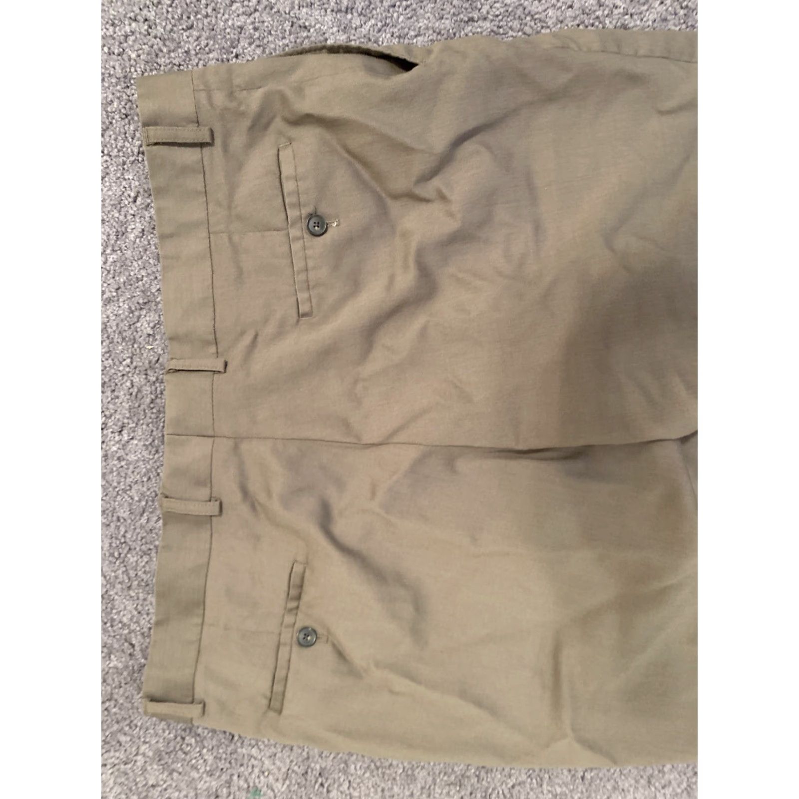 Kenneth Cole Kenneth Cole Men's Dress Pants Brown Flat Front 40x320 Classic Wool 42 Waist Straight Leg Size 30 Inseam Mens Size US 40 / EU 56 - 2 Thumbnail